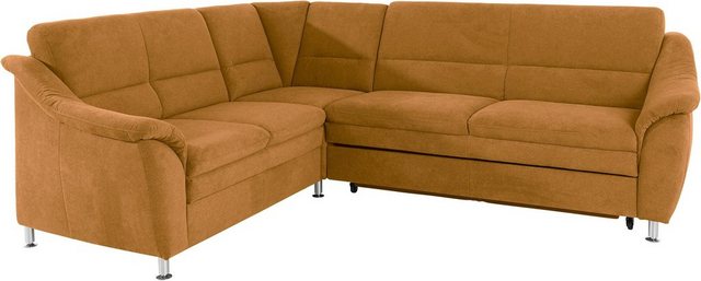 Places of Style Ecksofa "Cardoso L-Form", Federkern, wahlweise mit Bett, Sc günstig online kaufen