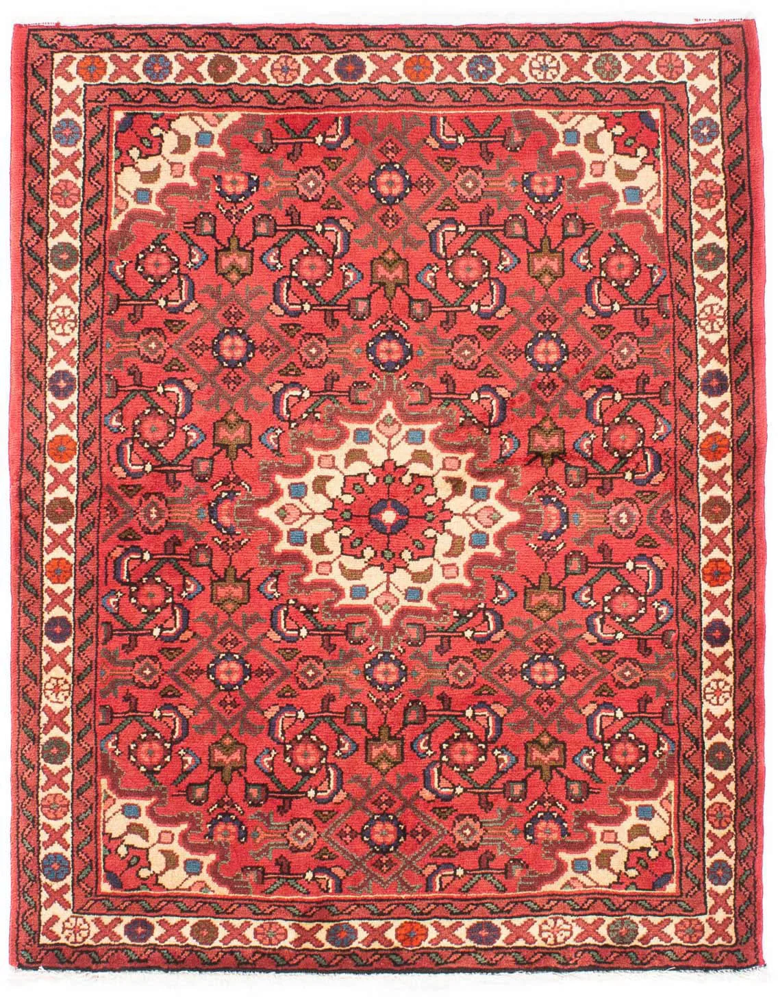 morgenland Orientteppich »Perser - Nomadic - 140 x 106 cm - rot«, rechtecki günstig online kaufen