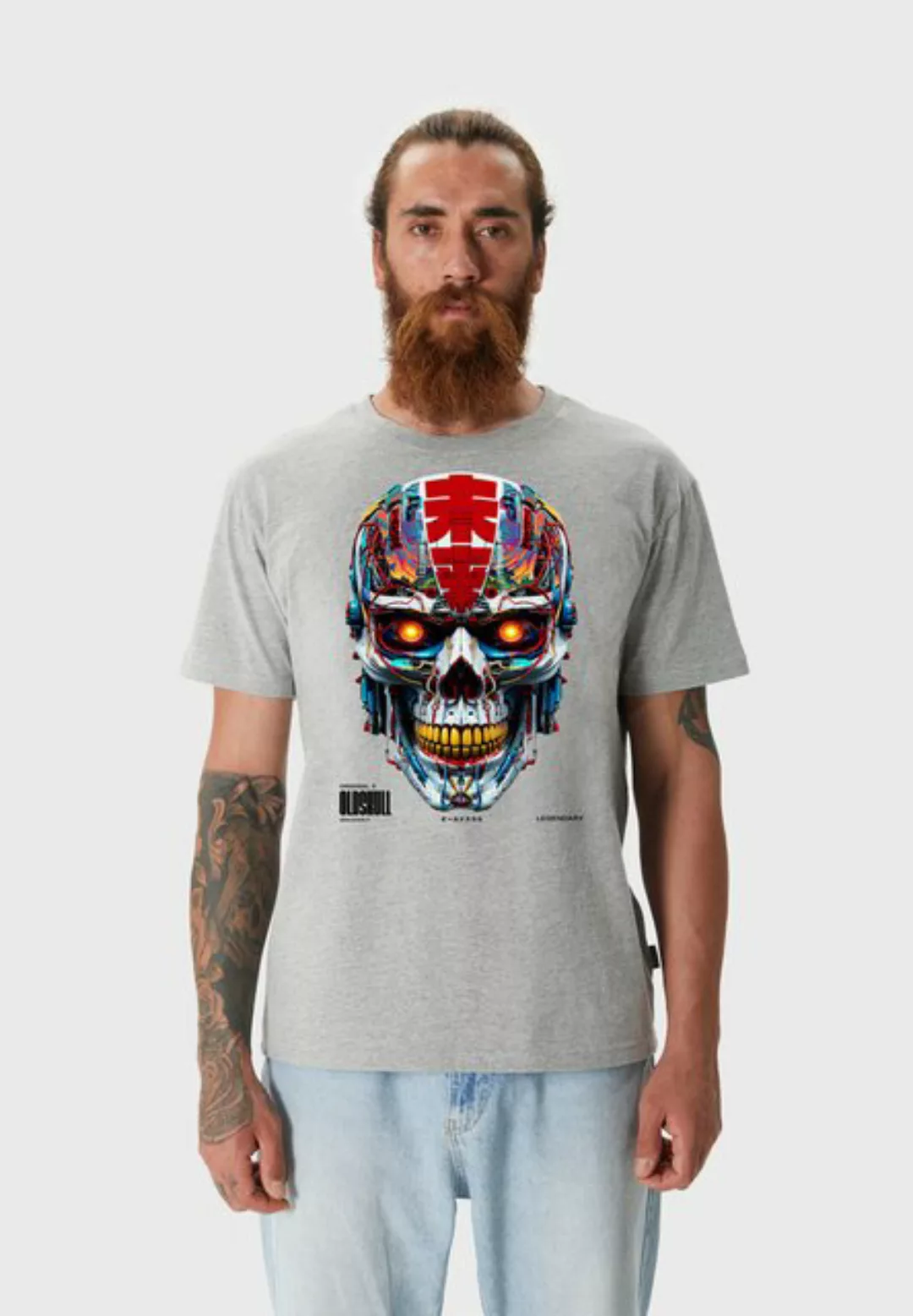 Oldskull T-Shirt Xtreme Vivid Skull Graphic günstig online kaufen