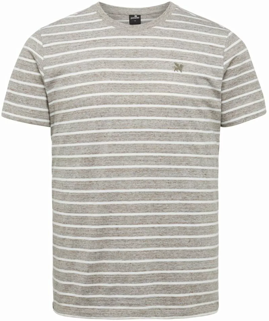 Vanguard T-Shirt Streifen Braun - Größe M günstig online kaufen