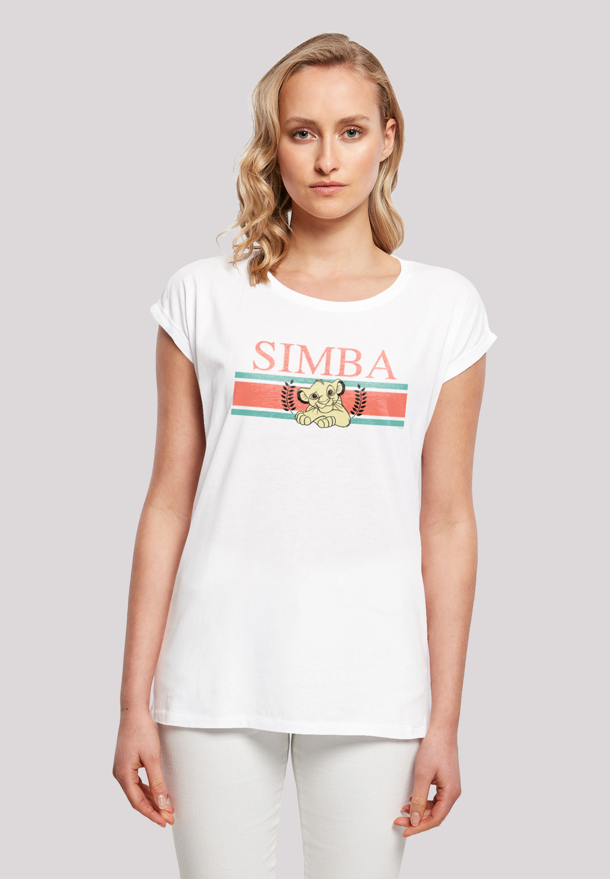 F4NT4STIC T-Shirt "Disney König der Löwen Simba Stripes", Print günstig online kaufen