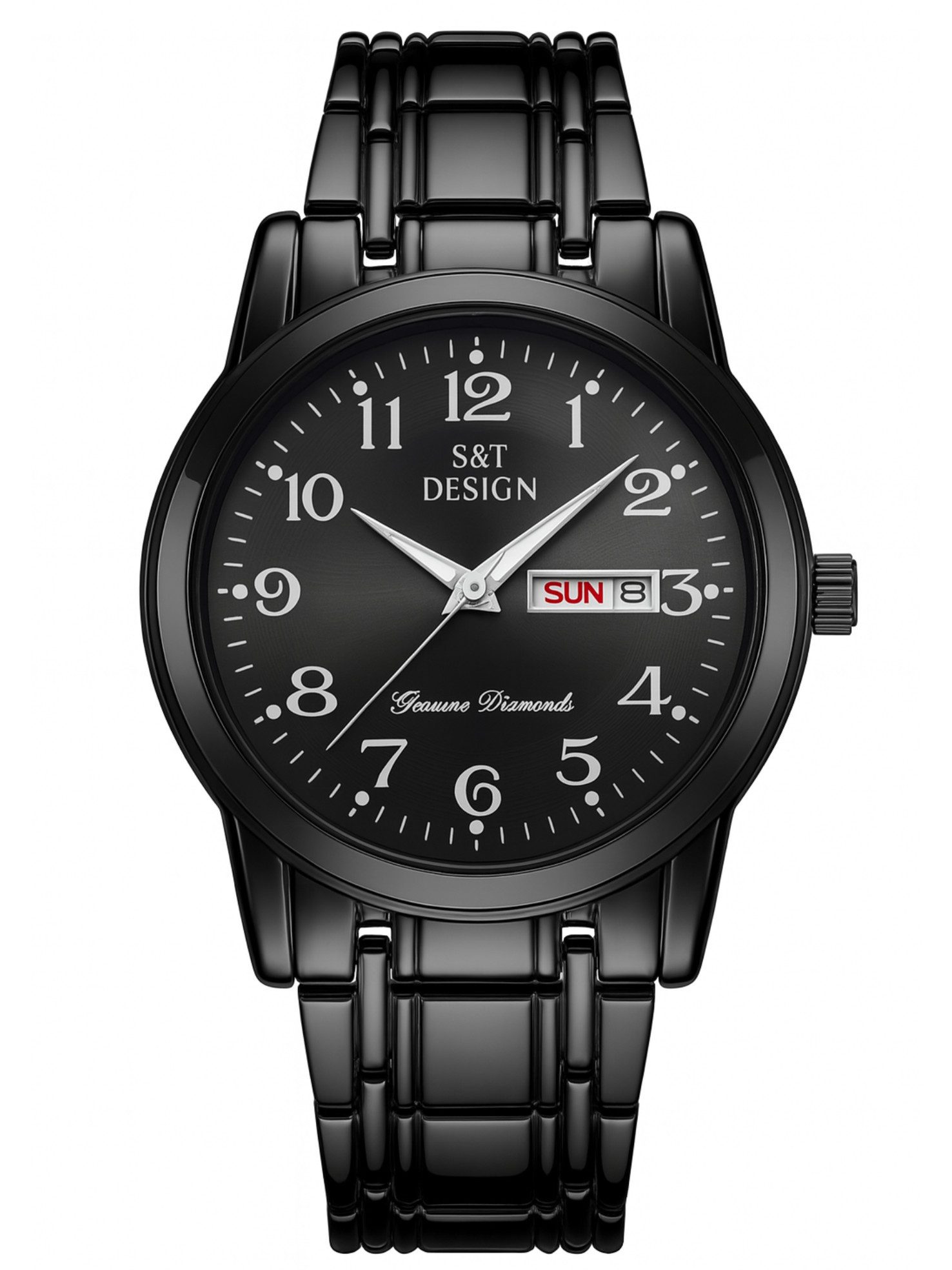 S&T Design Quarzuhr Herren Uhr Edelstahl günstig online kaufen