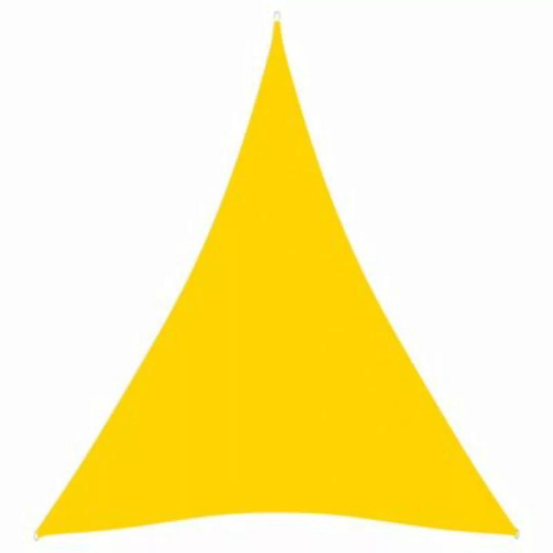 vidaXL Sonnensegel Oxford-Gewebe Dreieckig 5x7x7 m Gelb Sonnensegel gelb günstig online kaufen