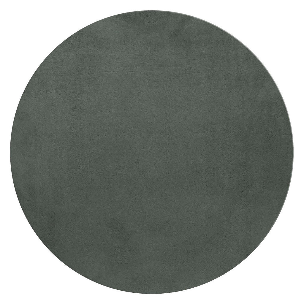 Ayyildiz Teppich POUFFY grün B/L: ca. 120x120 cm günstig online kaufen