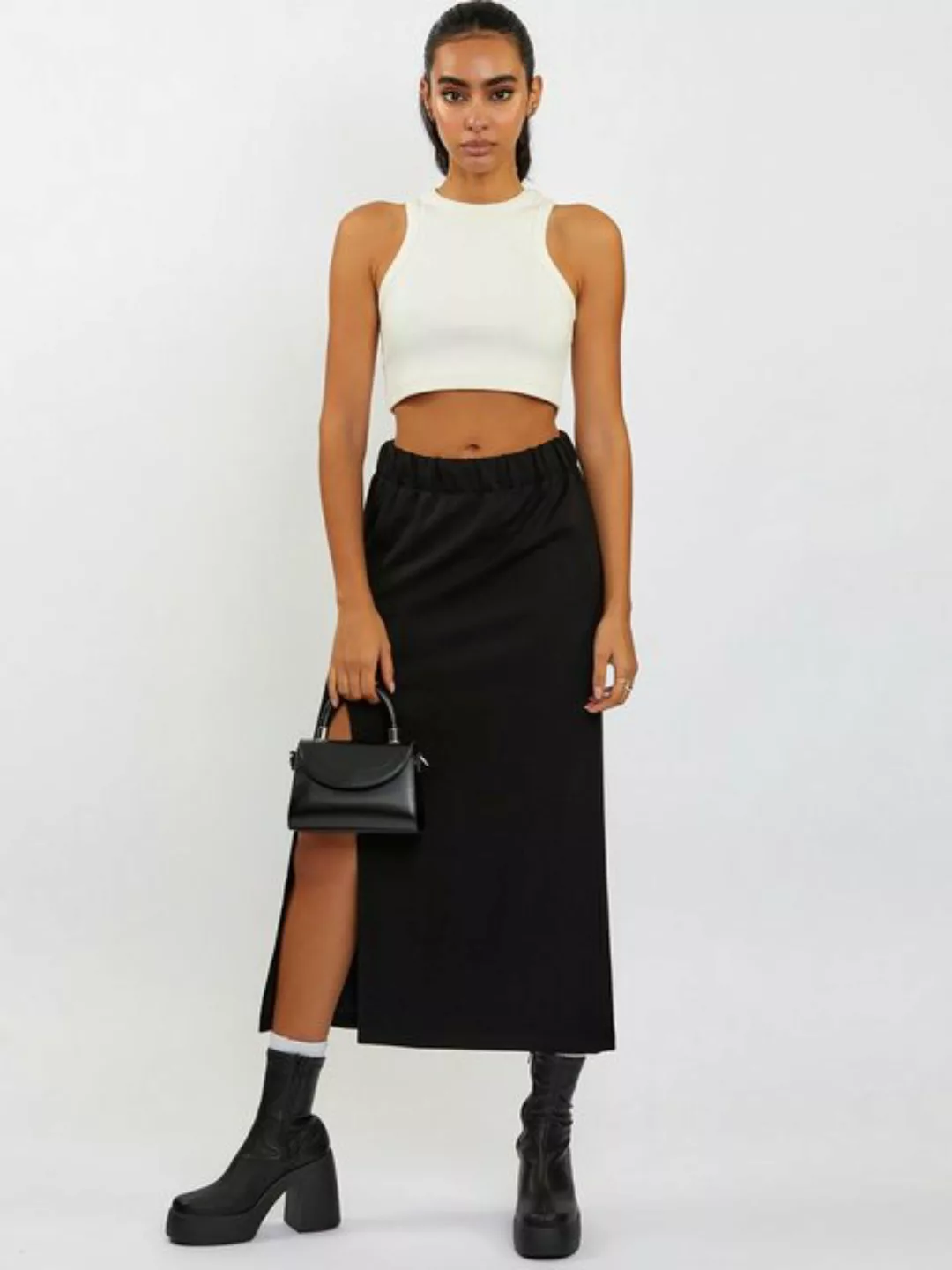 Freshlions Midirock Freshlions Skirt schwarz L günstig online kaufen