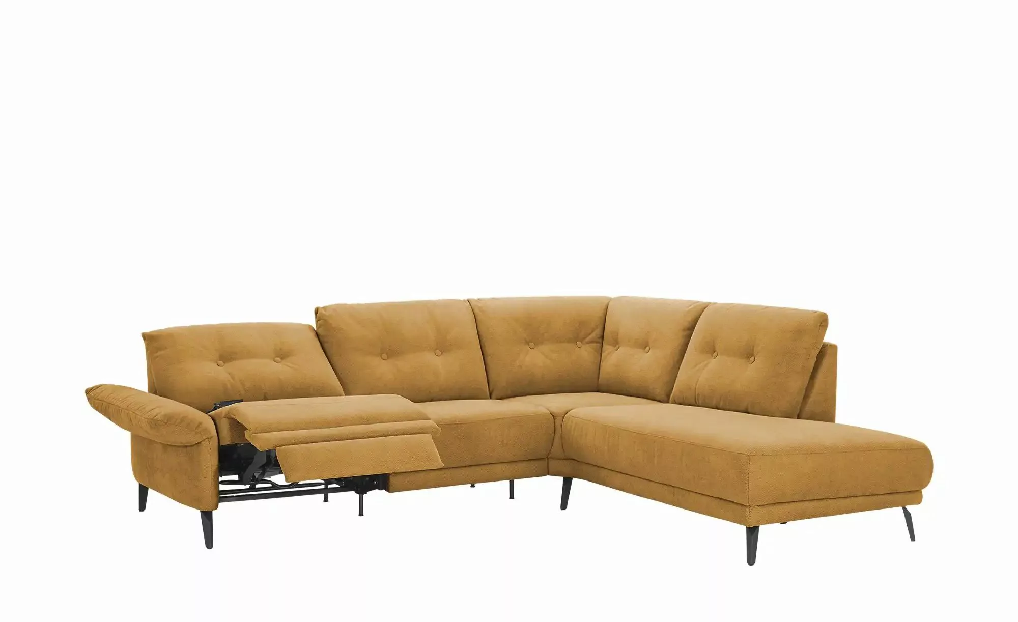 Jette Home Ecksofa   Scope ¦ gelb ¦ Maße (cm): B: 258 H: 88 T: 221 Polsterm günstig online kaufen