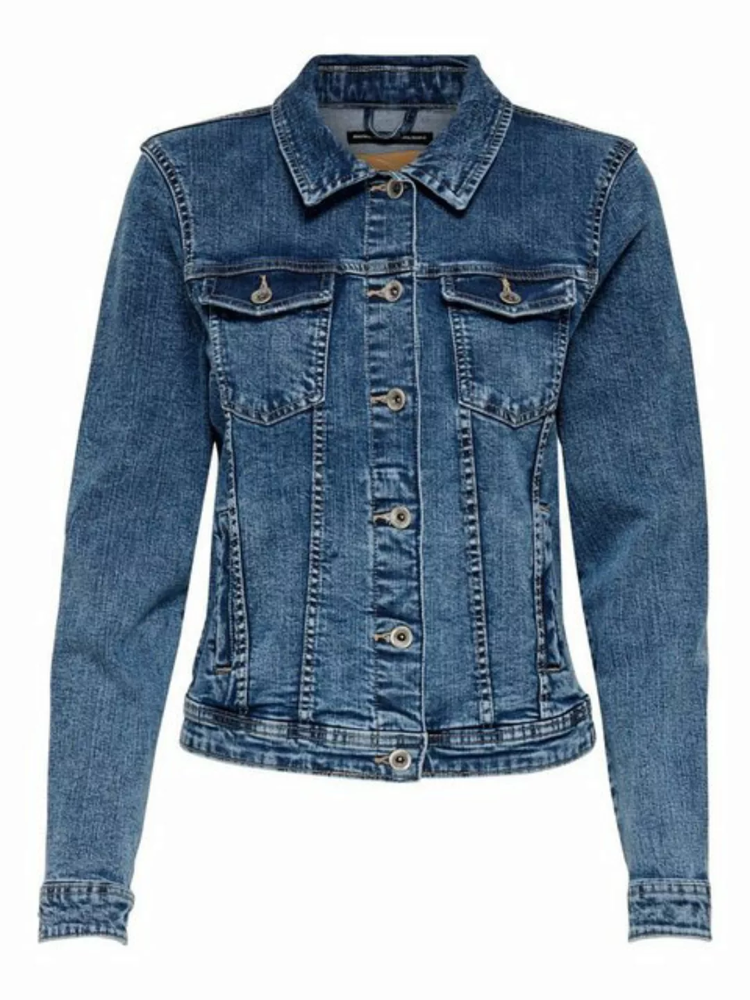 ONLY Jeansjacke "ONLTIA DNM JACKET MB BEX02 NOOS", in leichter Used-Waschun günstig online kaufen