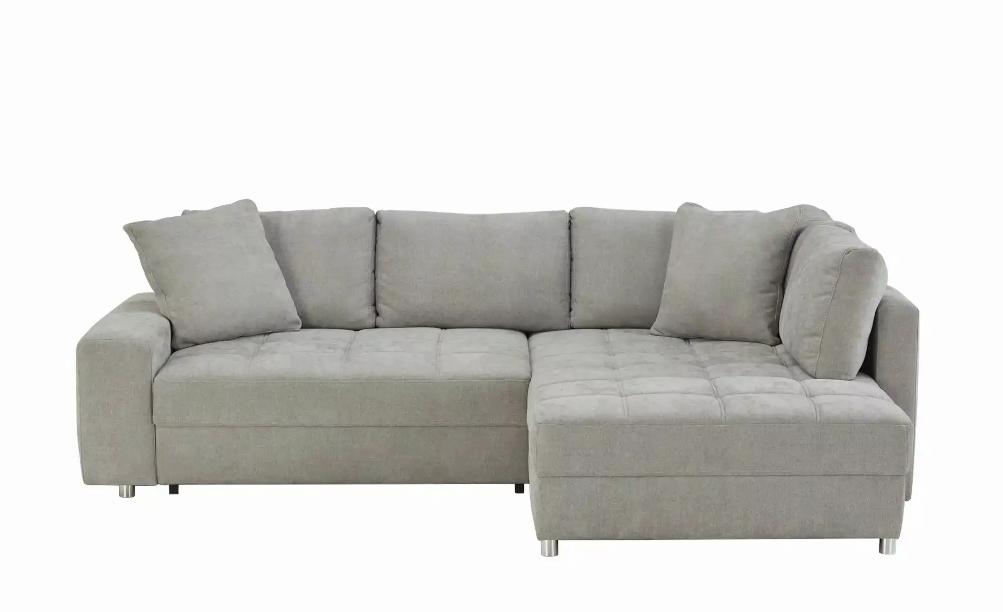 bobb Ecksofa  Arissa de Luxe ¦ grau ¦ Maße (cm): B: 268 H: 91 T: 215.0 Pols günstig online kaufen