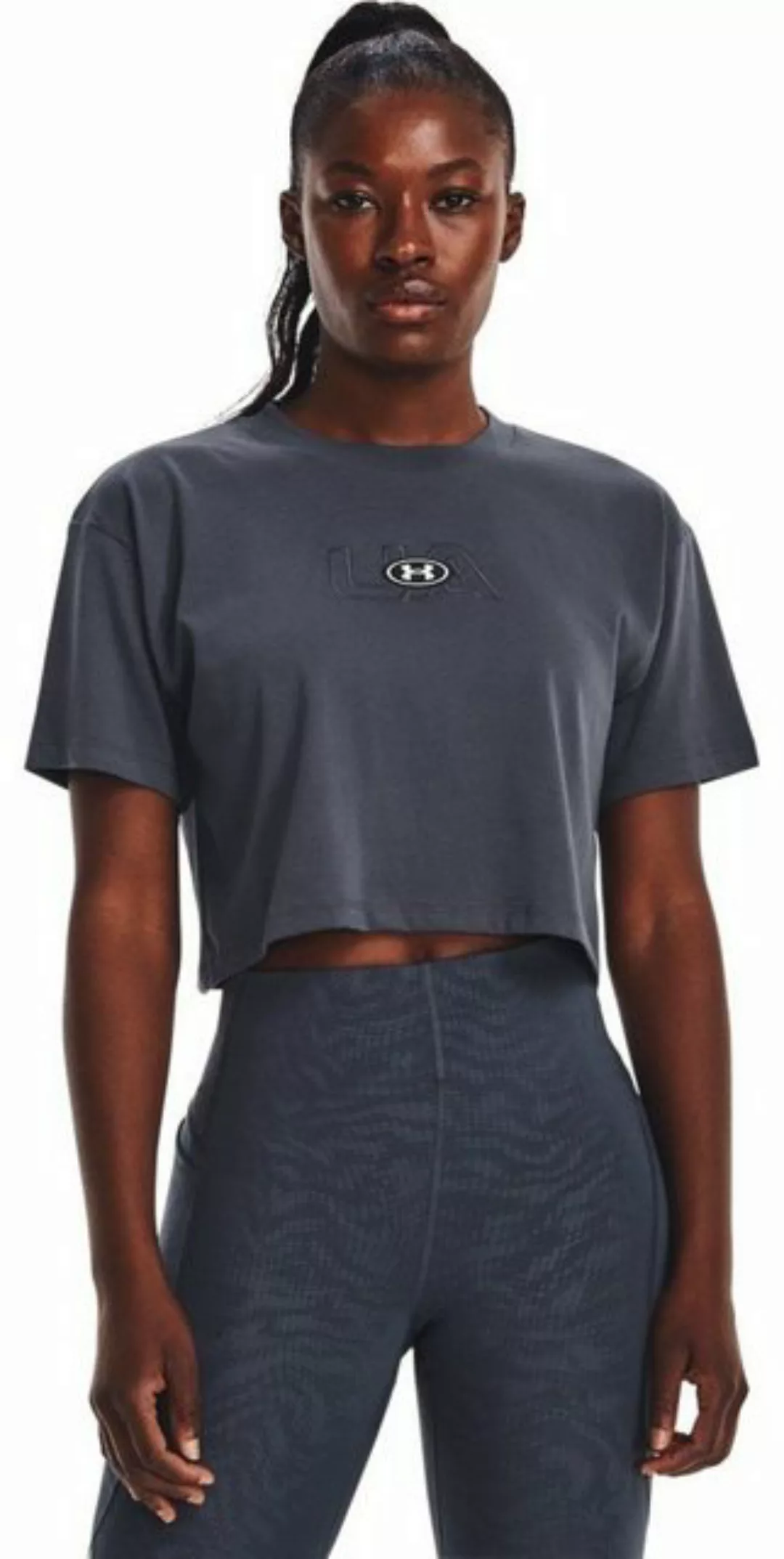 Under Armour® T-Shirt UA Crop Kurzarm-Oberteil mit Logo günstig online kaufen