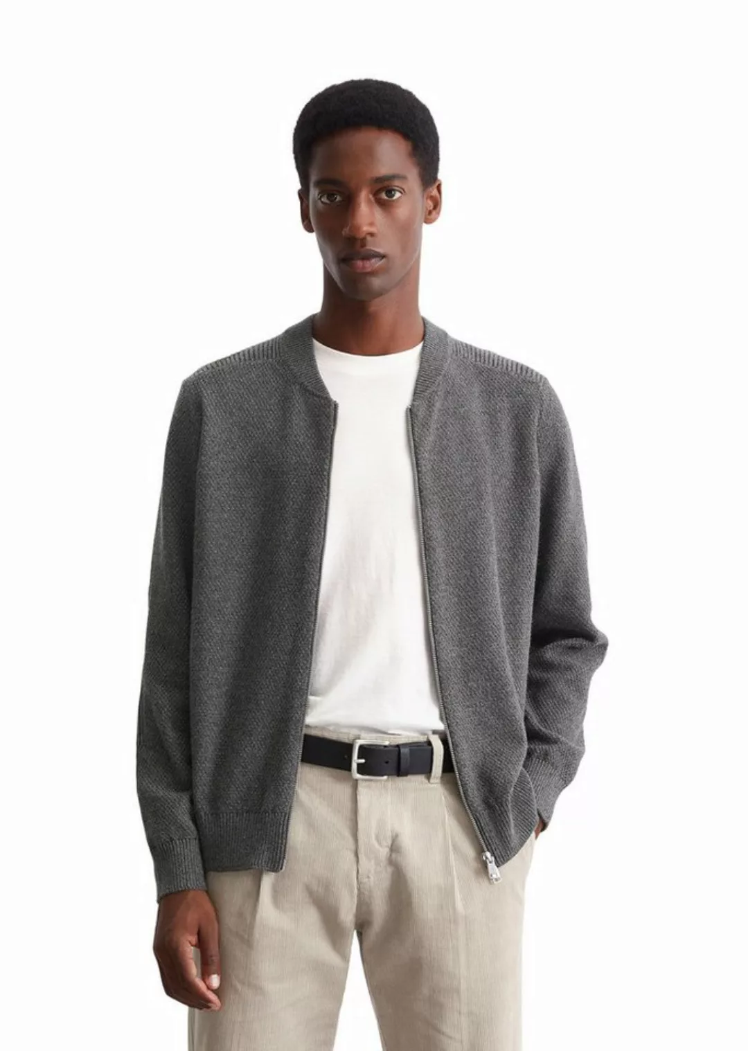 Marc O'Polo Cardigan aus Bio-Baumwolle-Schurwolle-Mix günstig online kaufen