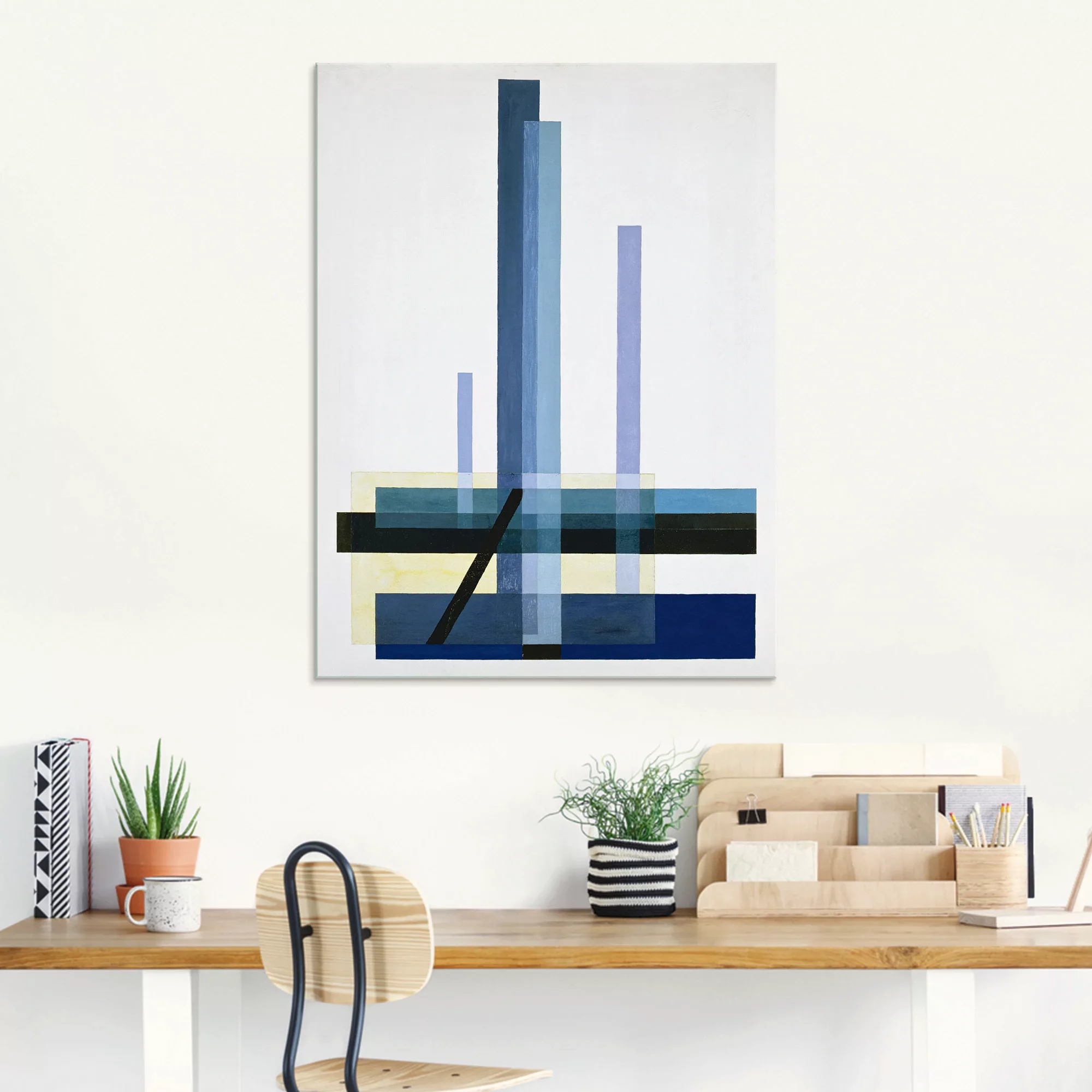 Artland Glasbild "C XII Blaues Bild", Muster, (1 St.), in verschiedenen Grö günstig online kaufen