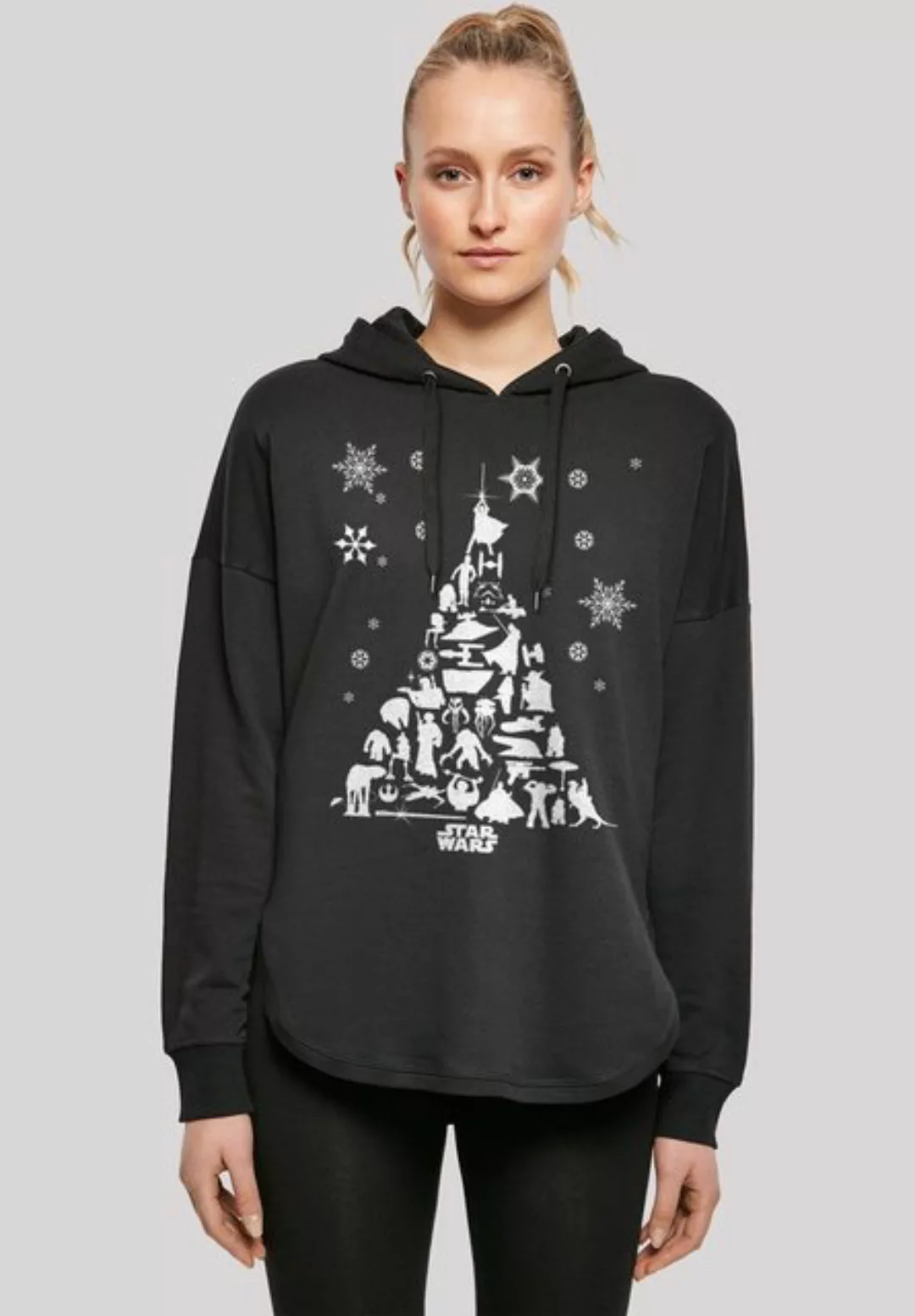 F4NT4STIC Kapuzenpullover Star Wars Christmas Weihnachtsbaum Print günstig online kaufen