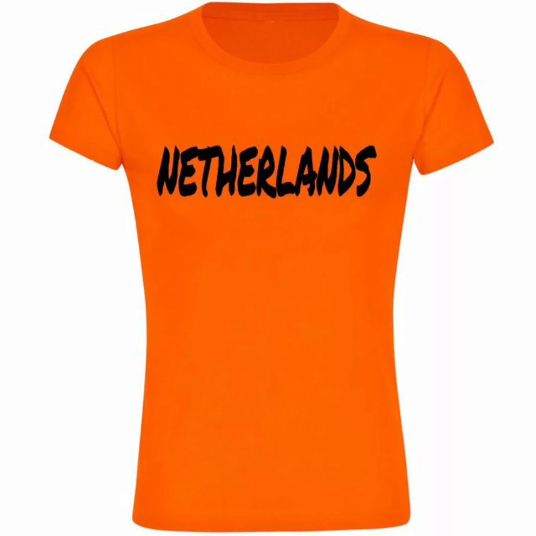 multifanshop T-Shirt Damen Netherlands - Textmarker - Frauen günstig online kaufen