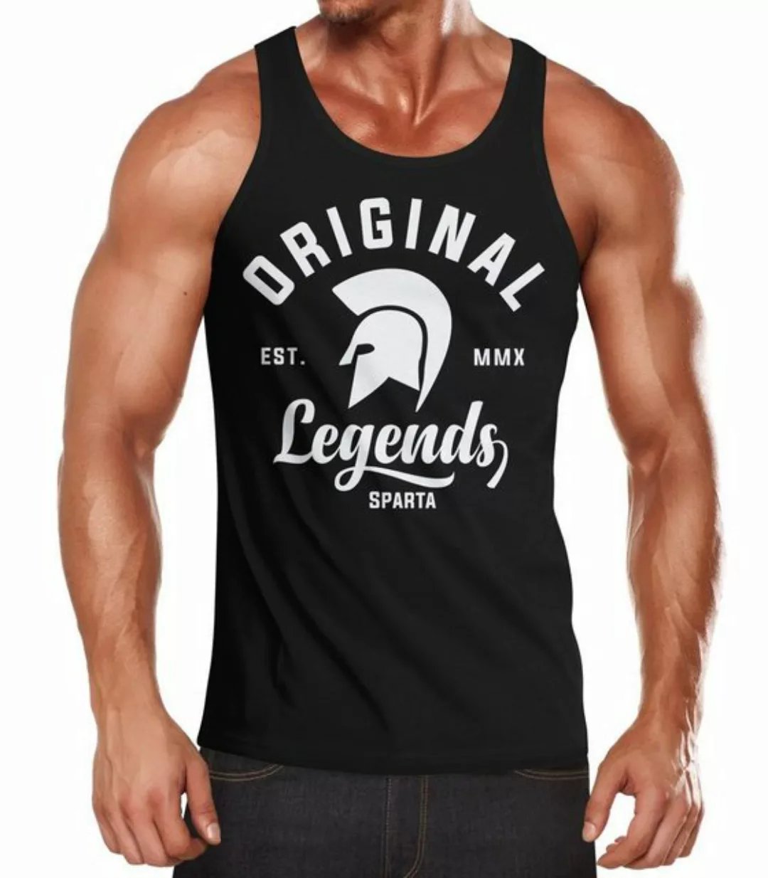 Neverless Tanktop Gladiator Sparta Fighter Original Legends Streetwear Herr günstig online kaufen