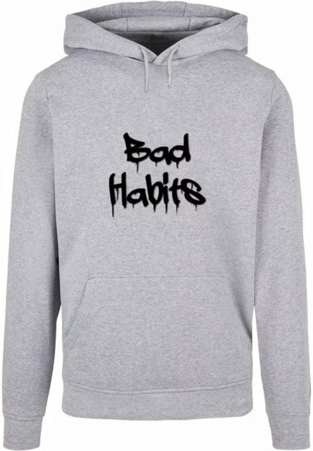 Merchcode Kapuzensweatshirt Merchcode Herren Bad Habits Basic Hoody (1-tlg) günstig online kaufen