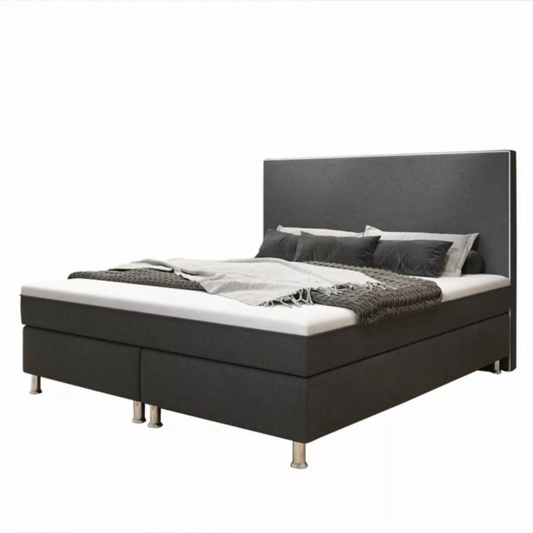 interbed Boxspringbett Boxspringbett KING de Luxe 180x200 cm mit intergrier günstig online kaufen