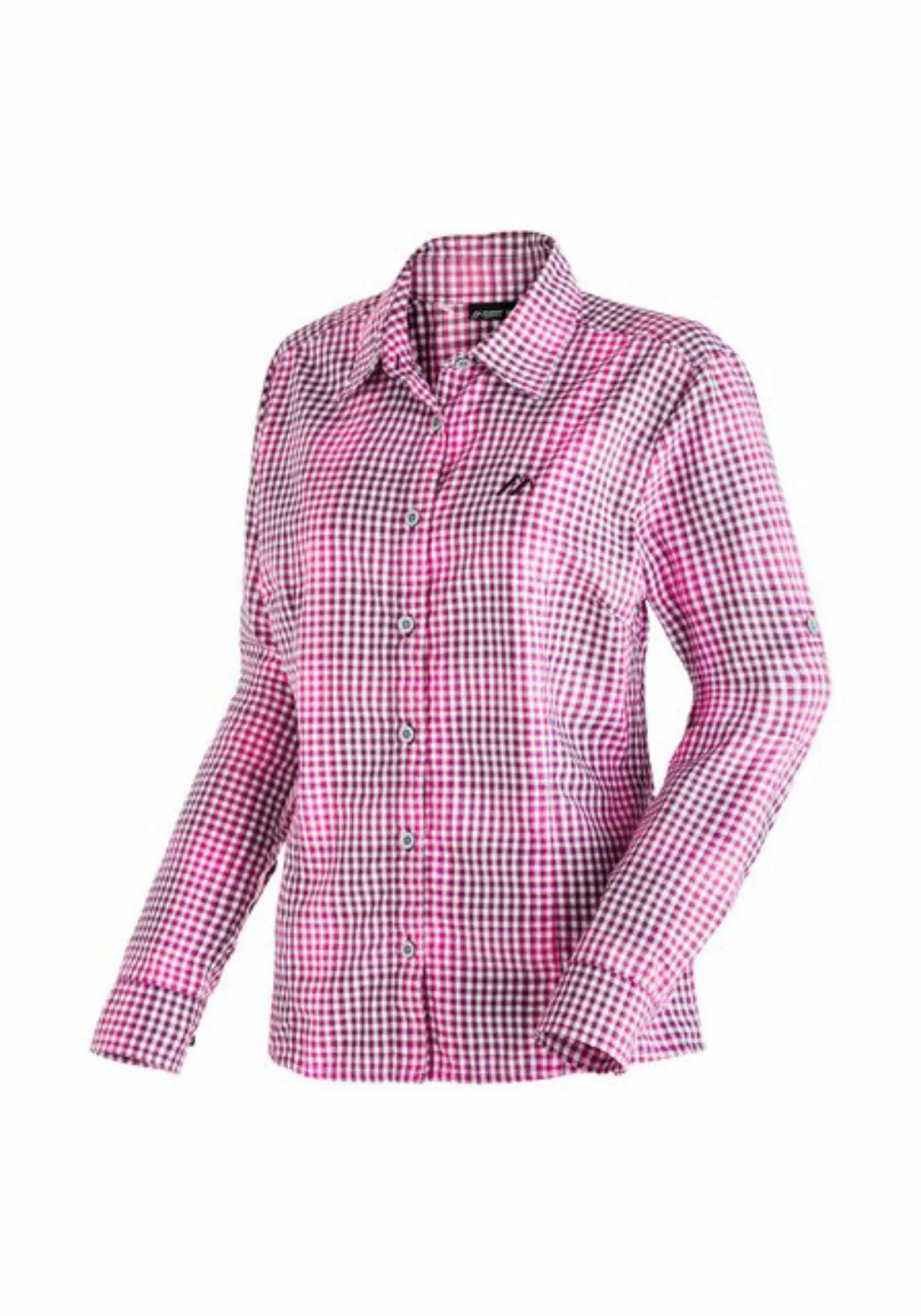 Maier Sports Funktionsbluse Nanni Damen Bluse, langarm Karobluse für Outdoo günstig online kaufen