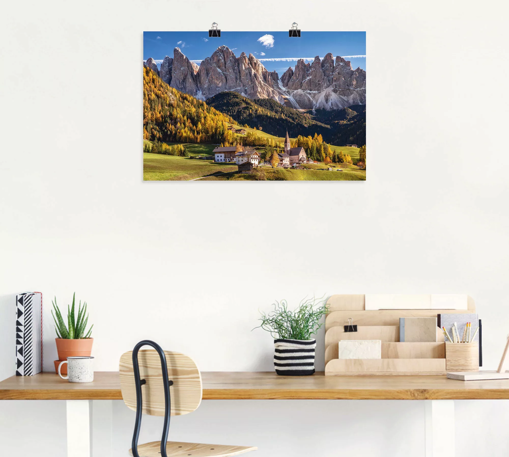 Artland Wandbild »Herbst in Südtirol«, Berge & Alpenbilder, (1 St.), als Le günstig online kaufen