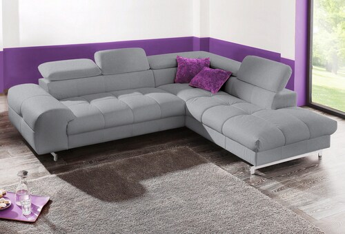 COTTA Polstergarnitur »Chef L-Form«, (Set), Set bestehend aus: Ecksofa mit günstig online kaufen