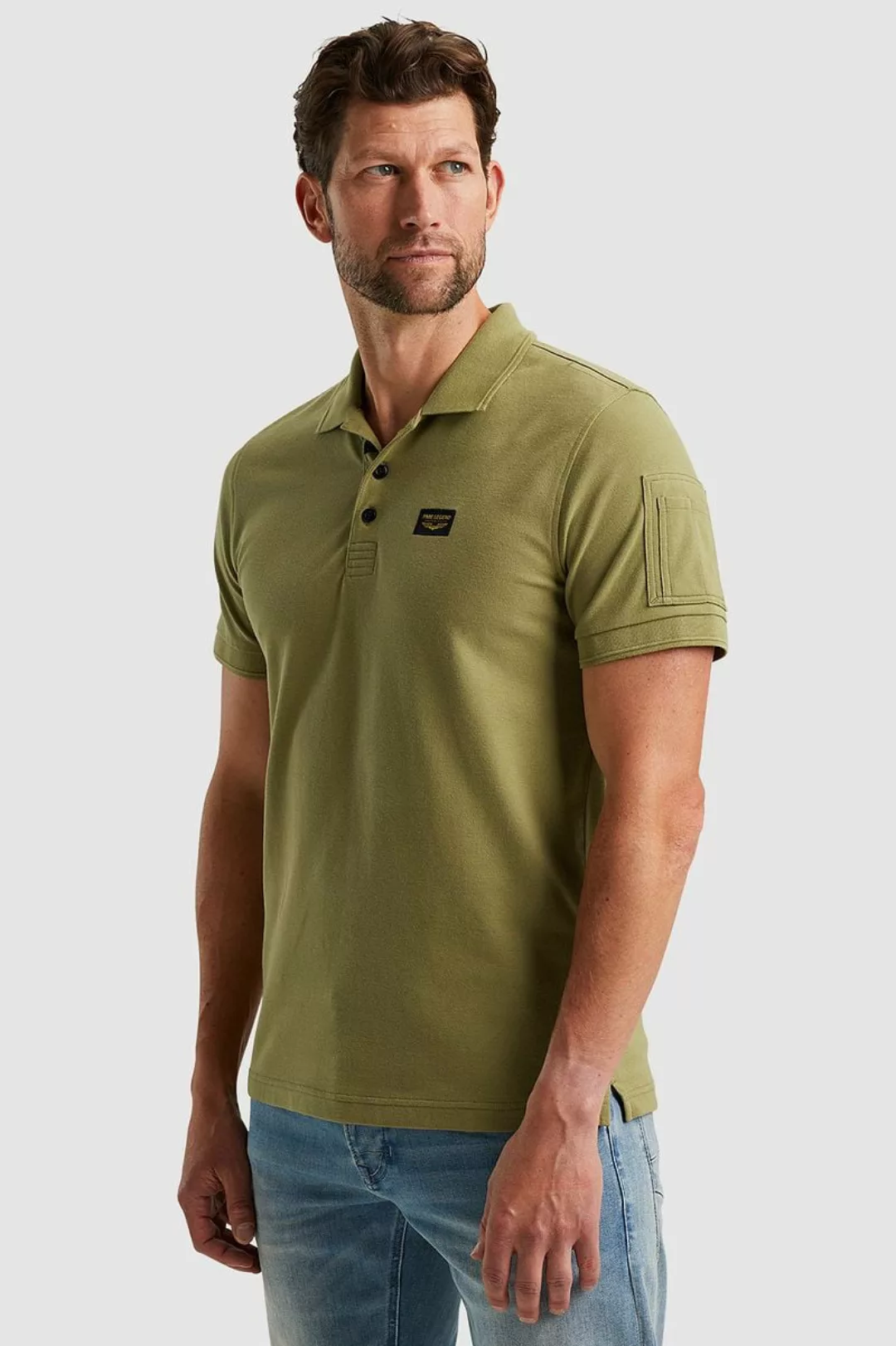 PME Legend Poloshirt Trackway Hellgrün - Größe L günstig online kaufen