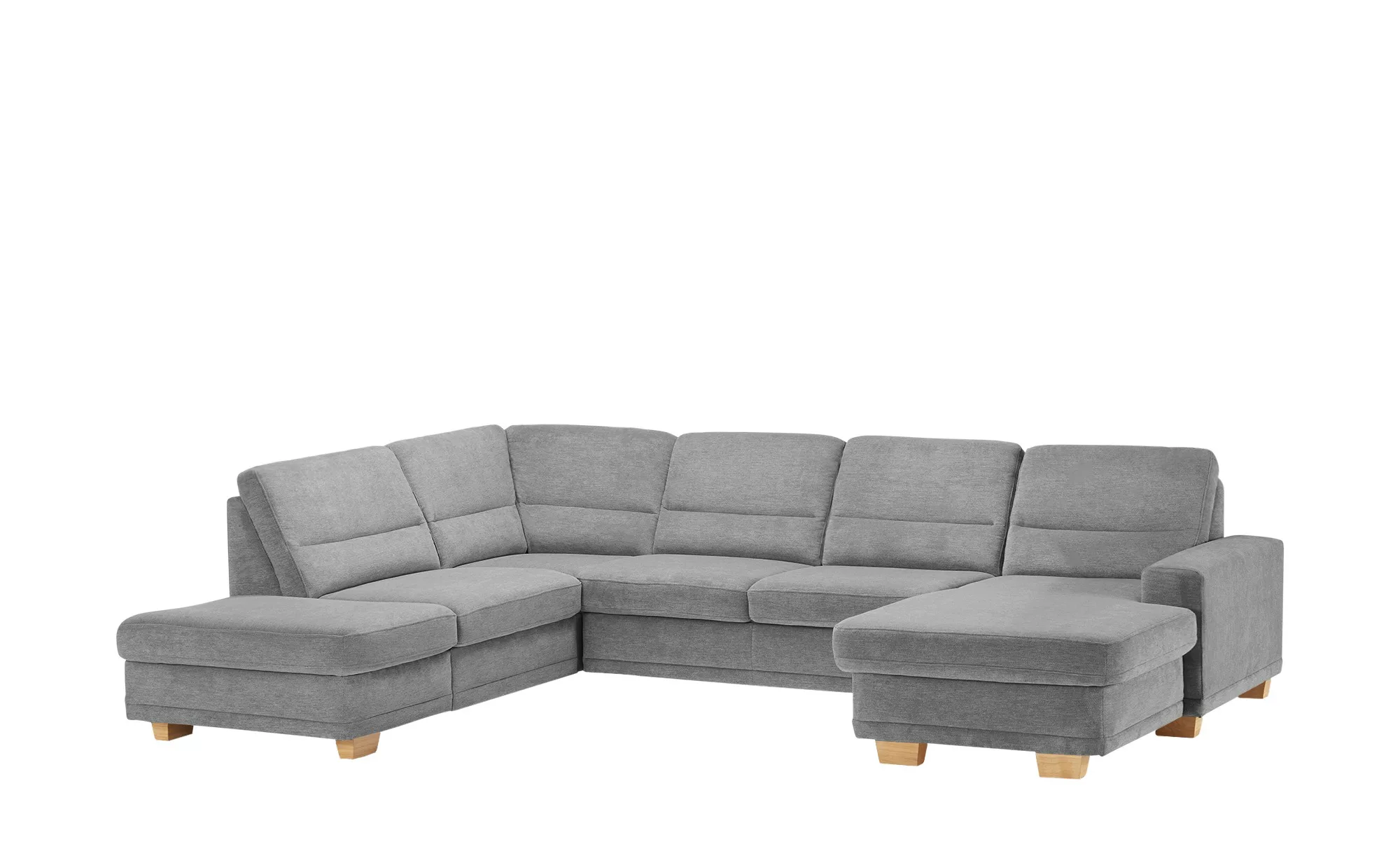 meinSofa Wohnlandschaft aus Mikrofaser Marc ¦ grau ¦ Maße (cm): B: 311 H: 8 günstig online kaufen