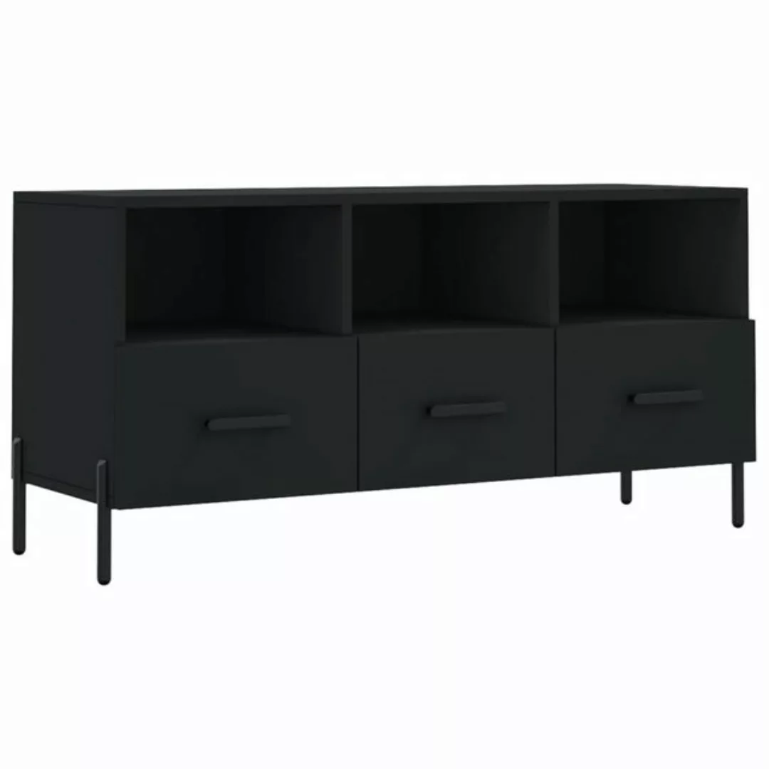 vidaXL TV-Schrank TV-Schrank Schwarz 102x36x50 cm Spanplatte günstig online kaufen