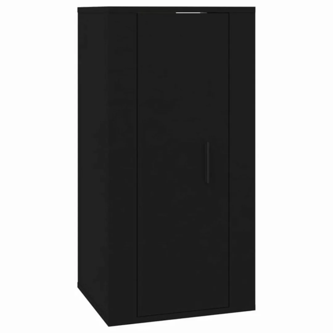 furnicato TV-Schrank TV-Wandschrank Schwarz 40x34,5x80 cm günstig online kaufen