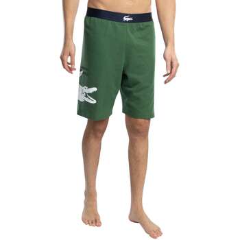 Lacoste  Pyjamas/ Nachthemden Gerade geschnittene Fleece-Lounge-Shorts günstig online kaufen