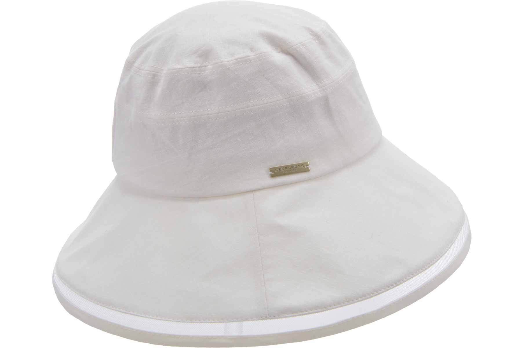 Seeberger Fischerhut Leinen Baumwollstoff Fischerhu 55604-0 günstig online kaufen