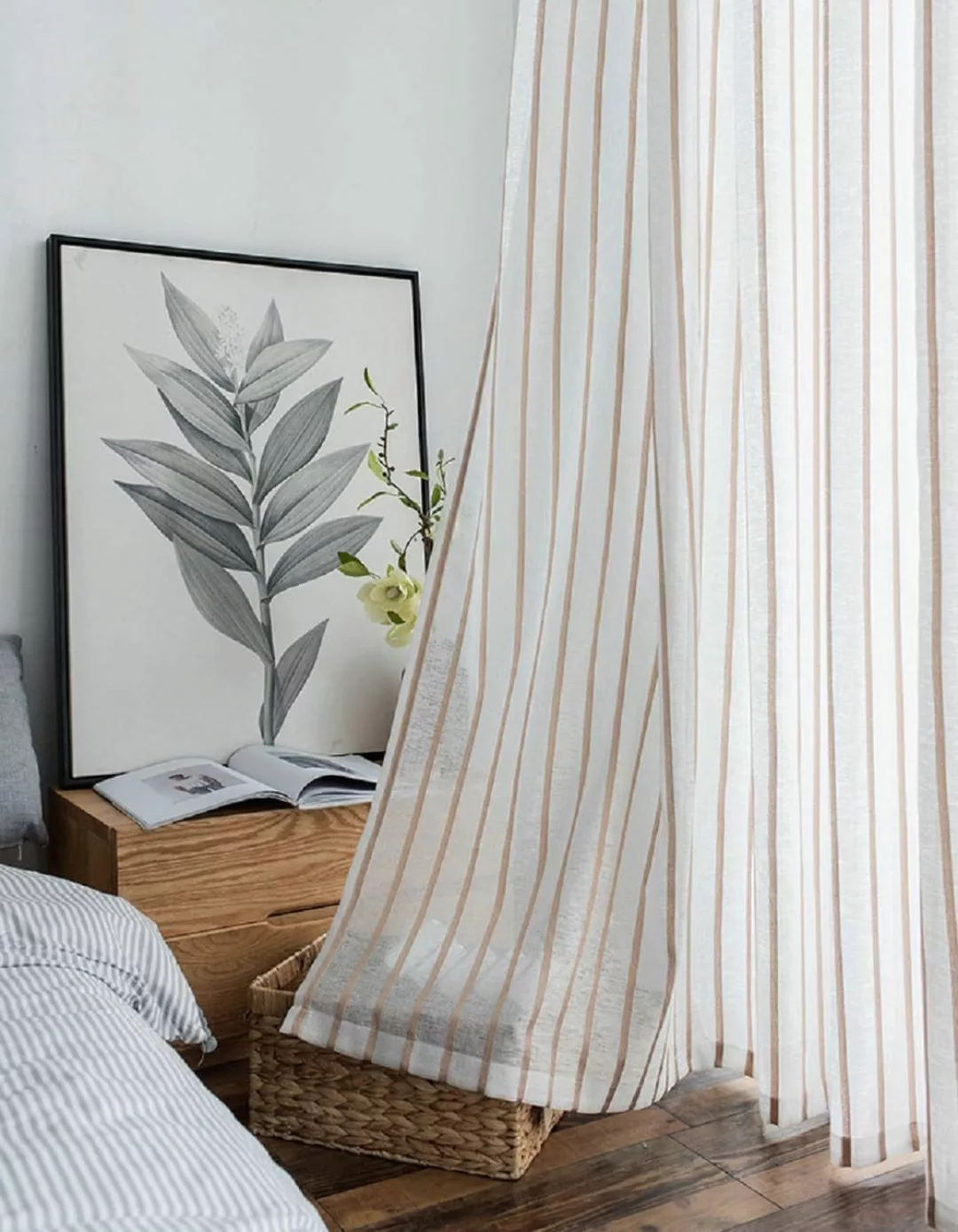 BYSURE Gardine, Ösen (1 St), halbtransparent, günstig online kaufen