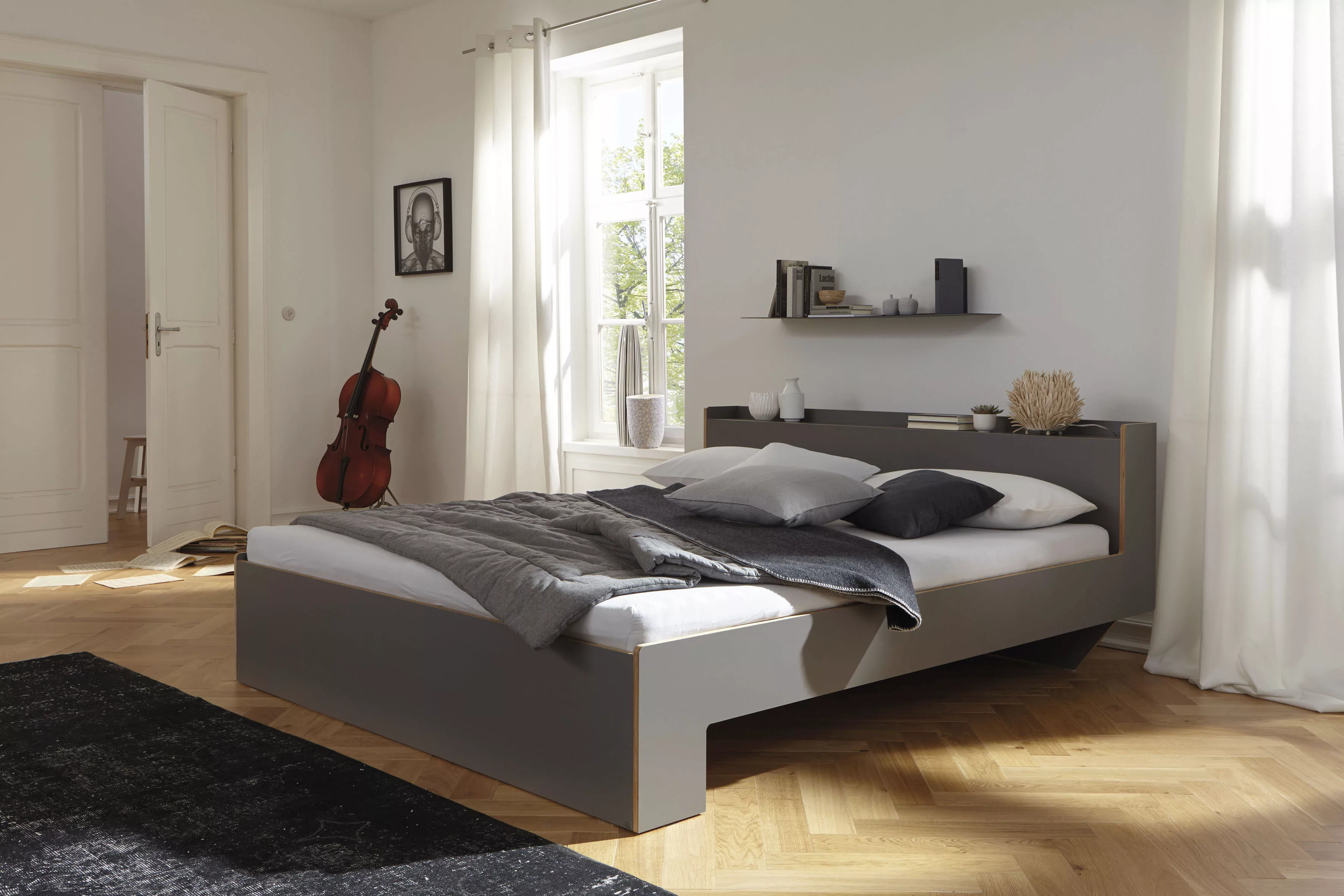 Müller SMALL LIVING Bett "NOOK", in vier Breiten, Design by Michael Hilgers günstig online kaufen