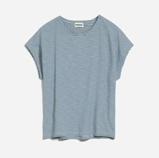 Ofeliaa Pretty Stripes - Damen T-shirt Aus Bio-baumwolle günstig online kaufen