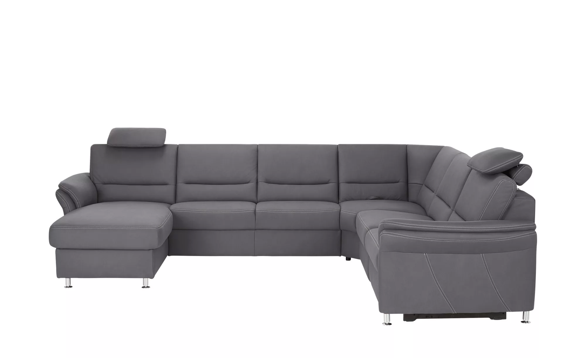 meinSofa Wohnlandschaft   Donald  ¦ grau ¦ Maße (cm): B: 330 H: 89 T: 262.0 günstig online kaufen