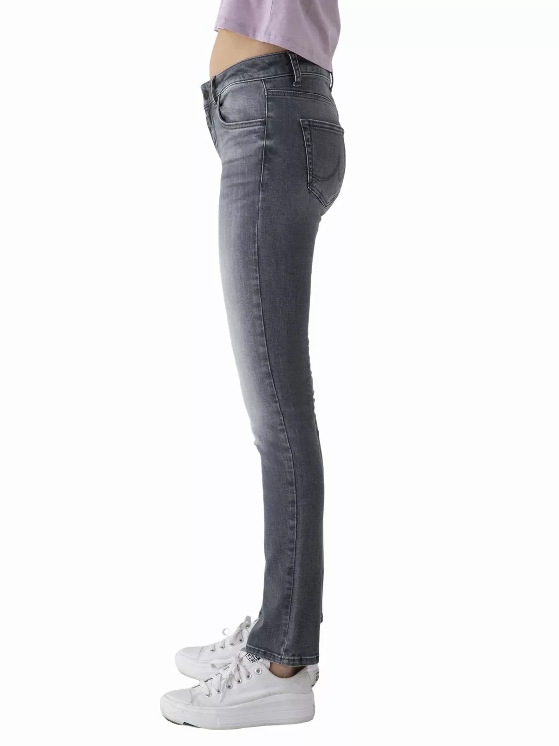 LTB Damen Jeans ASPEN Y Slim Fit - Grau - Grey Fall Undamaged Wash günstig online kaufen