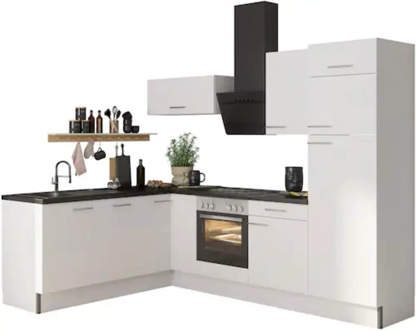 OPTIFIT Küche "Klara", 200 x 270 cm breit, wahlweise mit E-Geräten günstig online kaufen