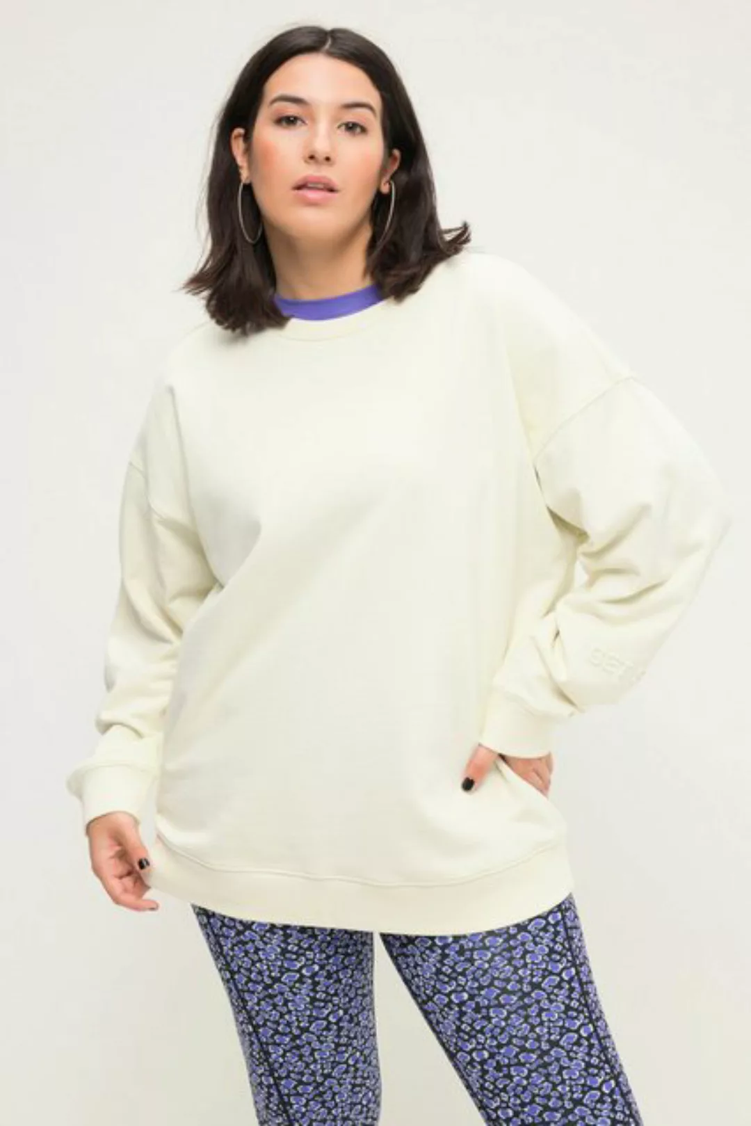 Studio Untold Sweatshirt Sweatshirt oversized Rücken-Embossing günstig online kaufen