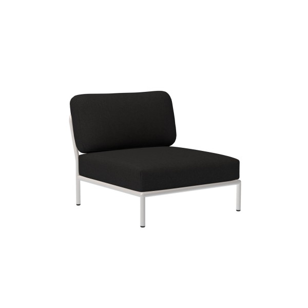 LEVEL Outdoor Sessel Lounge-Modul 1 Weiß Kohle günstig online kaufen