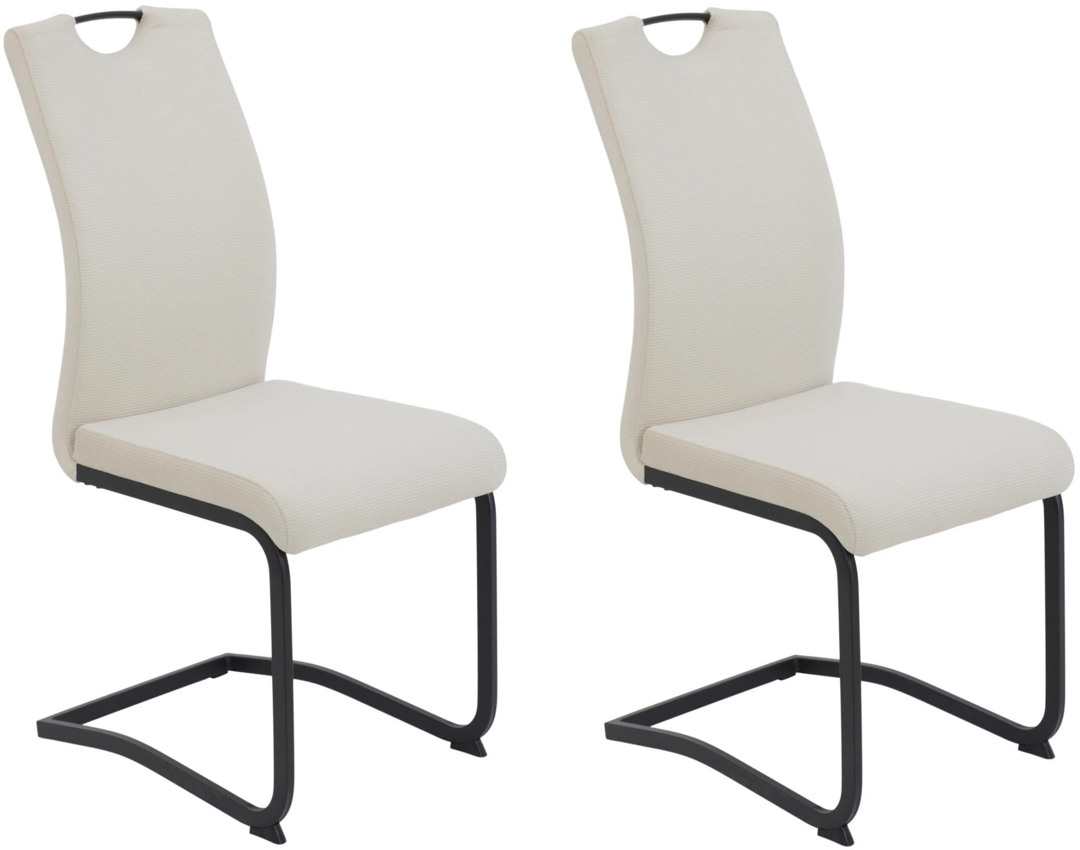 HELA Freischwinger "RIGA II", (Set), 2 St., Samt-Cord, Freischwinger,Vierka günstig online kaufen