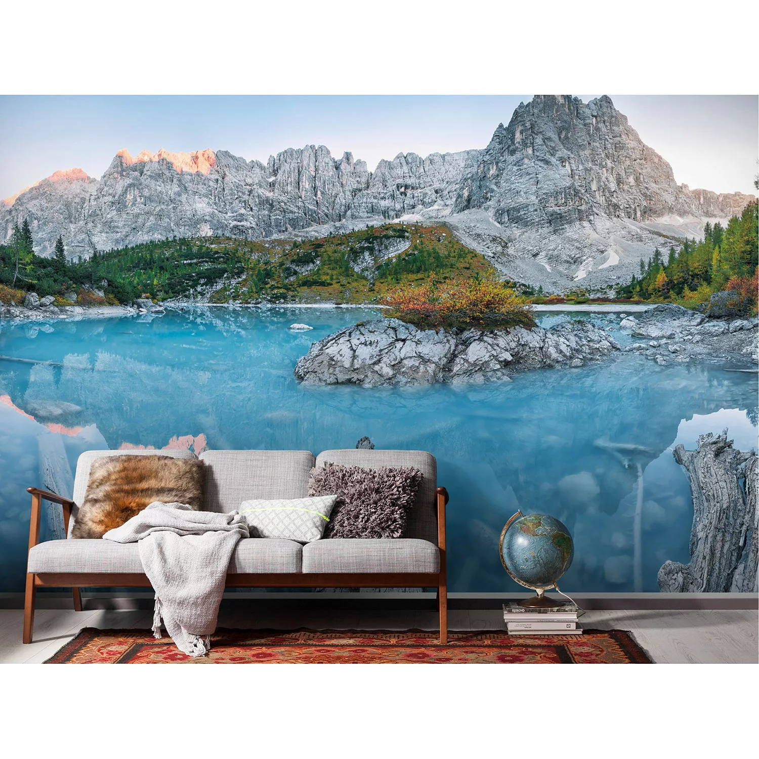 Komar Vliestapete »Alpine Treasure«, 400x250 cm (Breite x Höhe), Vliestapet günstig online kaufen