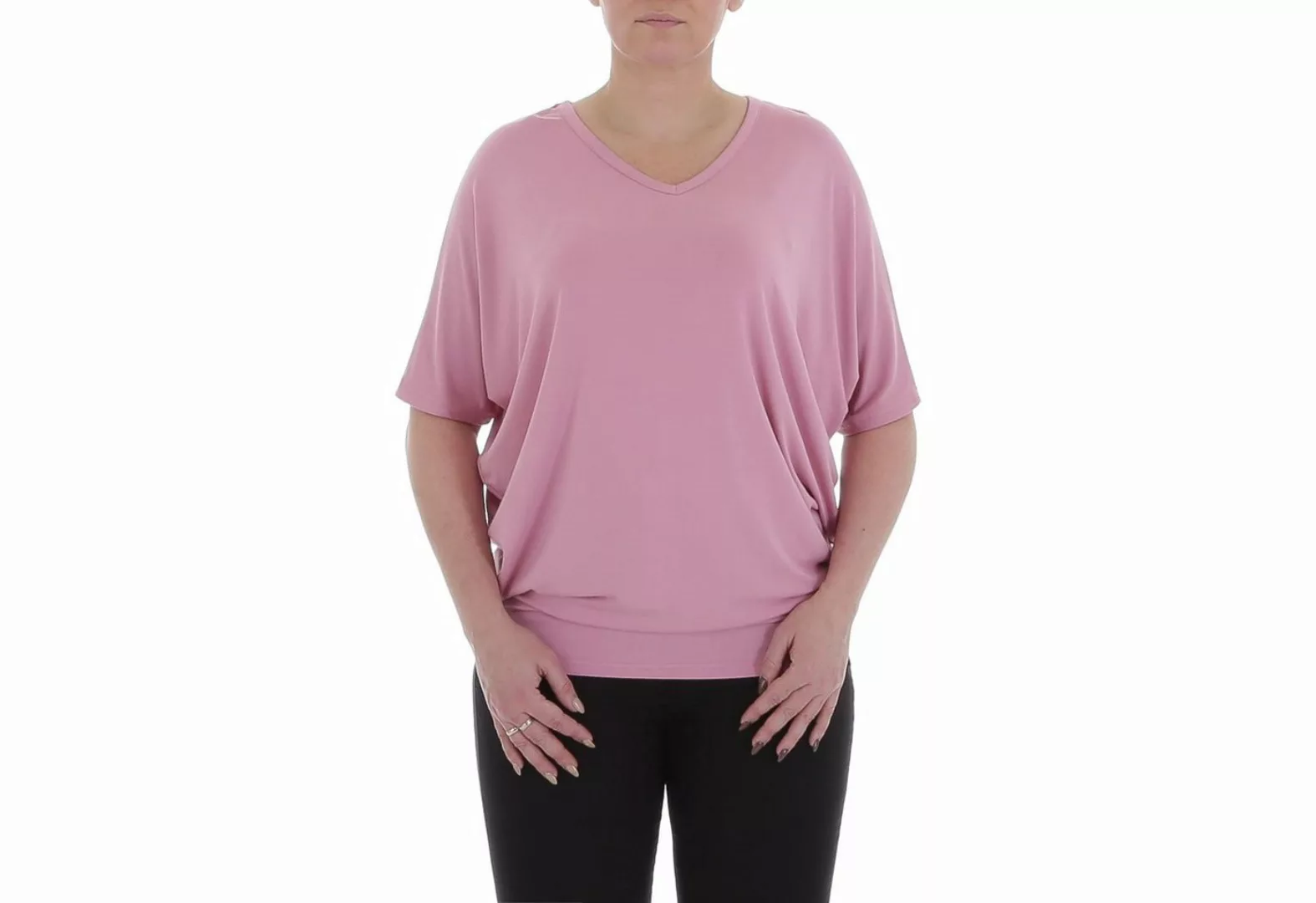 Ital-Design T-Shirt Damen Freizeit (85915842) T-Shirt in Rosa günstig online kaufen