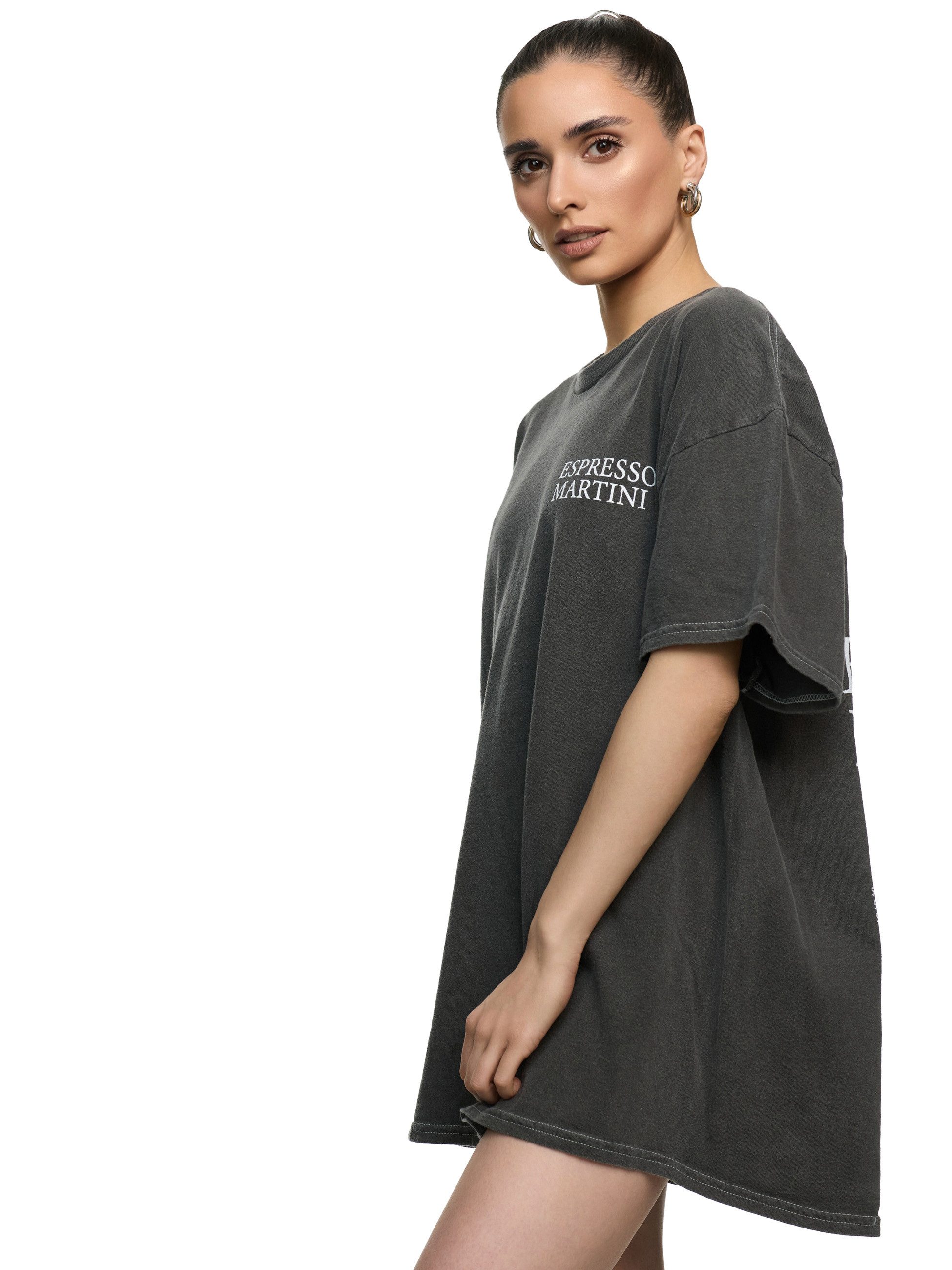 Worldclassca Print-Shirt Worldclassca Oversized Print ESPRESSO günstig online kaufen