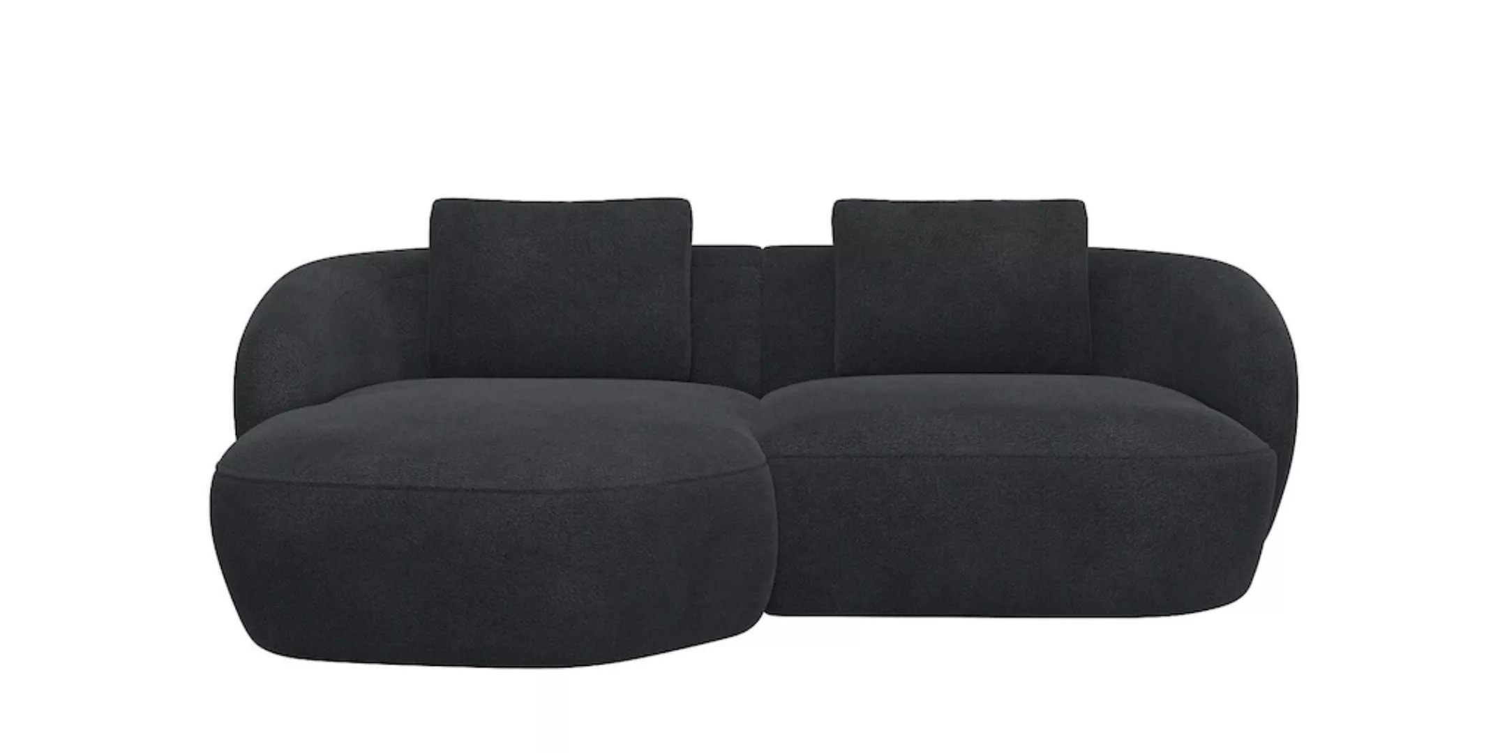 FLEXLUX Wohnlandschaft "Torino, rund, L-Form, Sofa-Ecke mit Recamiere, Long günstig online kaufen