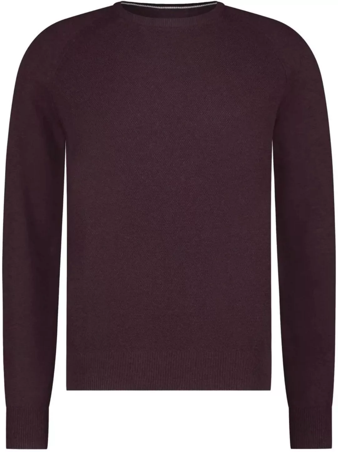 State Of Art Pullover Structure Contrast Bordeaux - Größe M günstig online kaufen