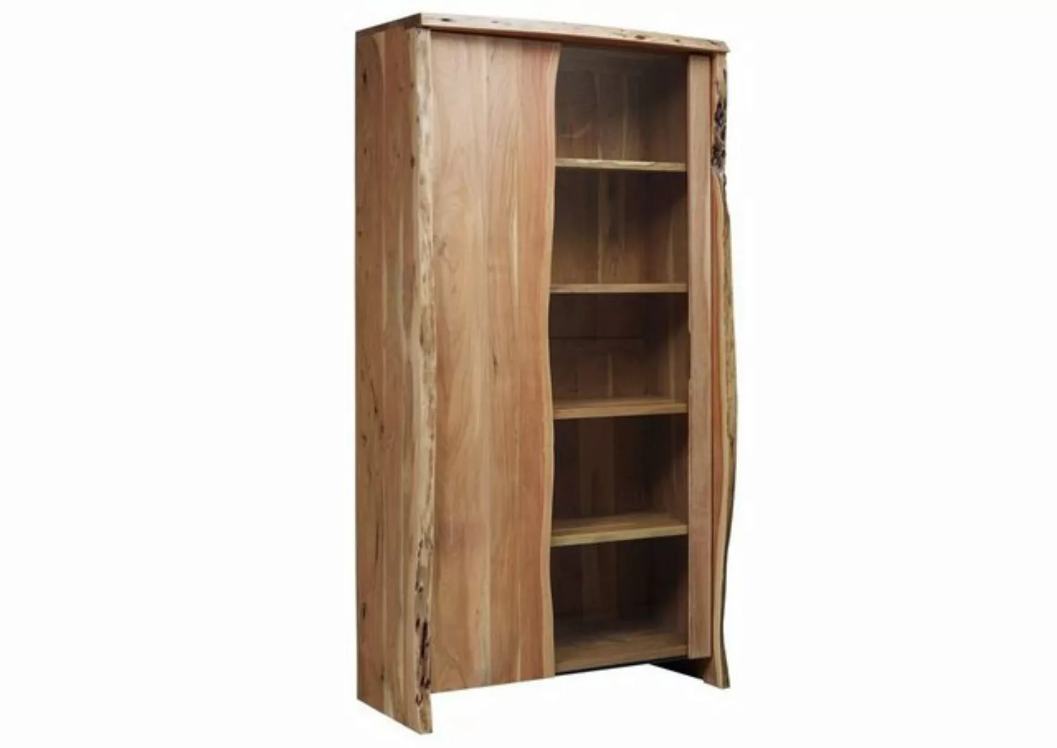 Massivmoebel24 Standvitrine (Vitrine Akazie 105x45x204 natur lackiert PURE günstig online kaufen