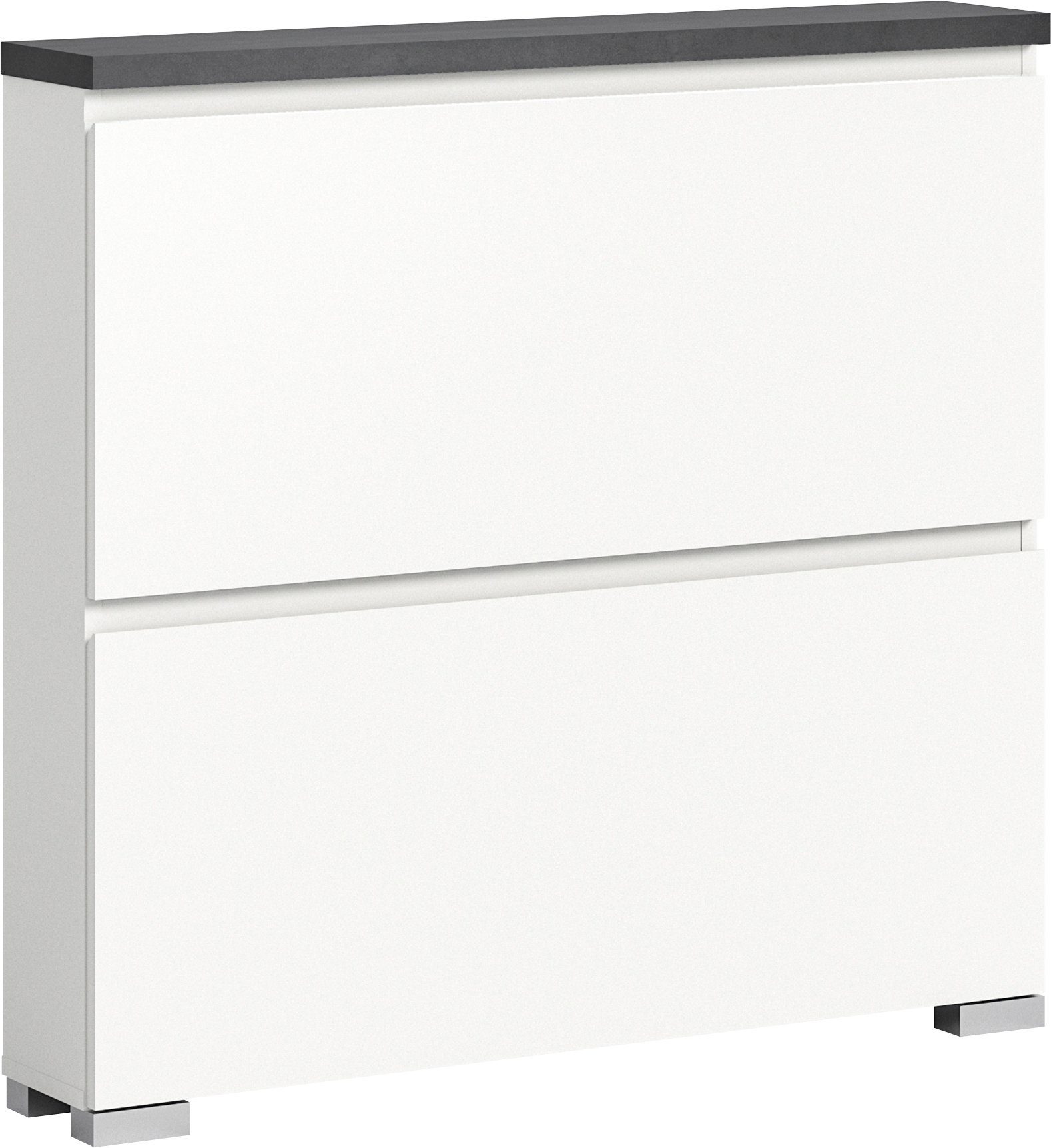 INOSIGN Schuhschrank "Skoskap, Tiefe 18cm, 3 Klappen mit Schuhwalze, Platz günstig online kaufen