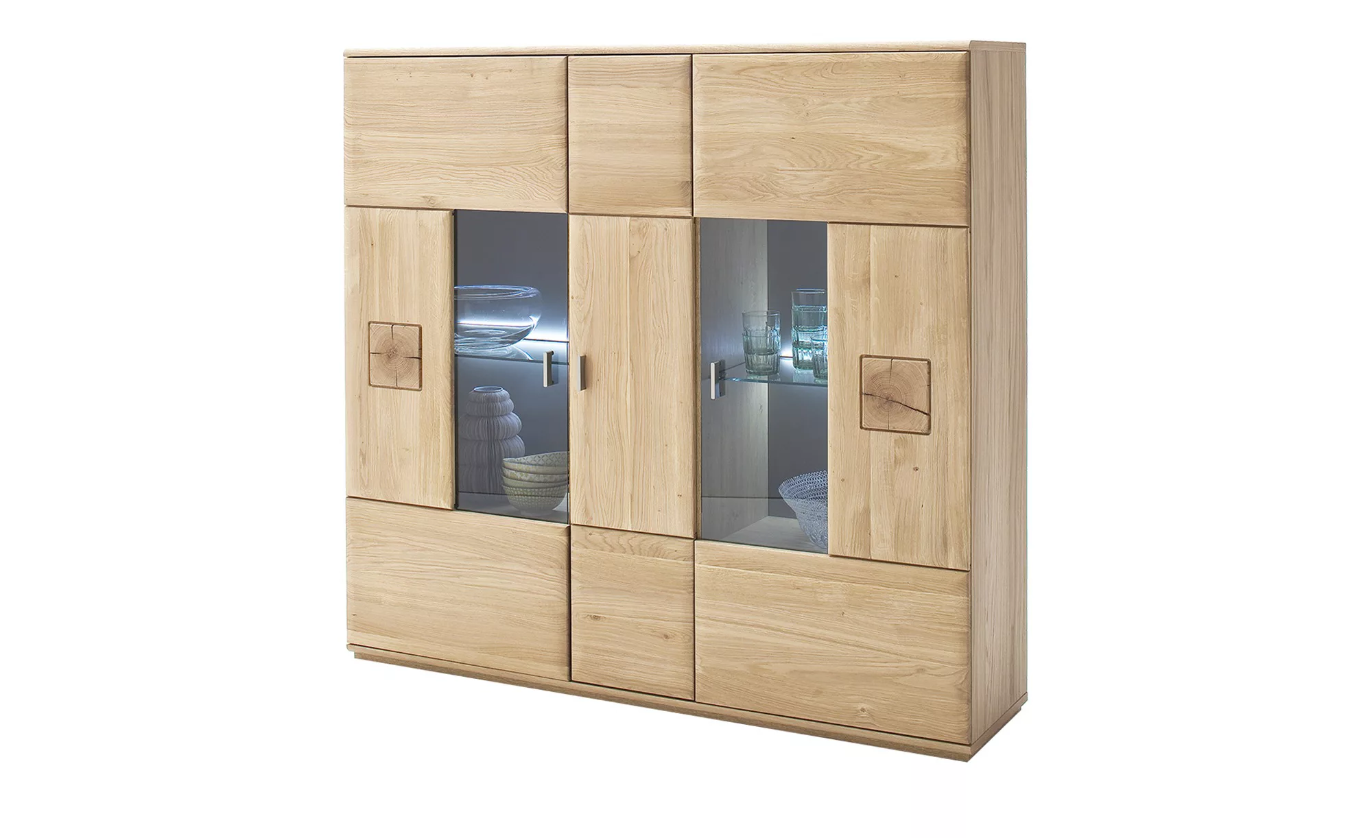 Woodford Highboard  Loggia ¦ holzfarben ¦ Maße (cm): B: 150 H: 141 T: 38 Ko günstig online kaufen