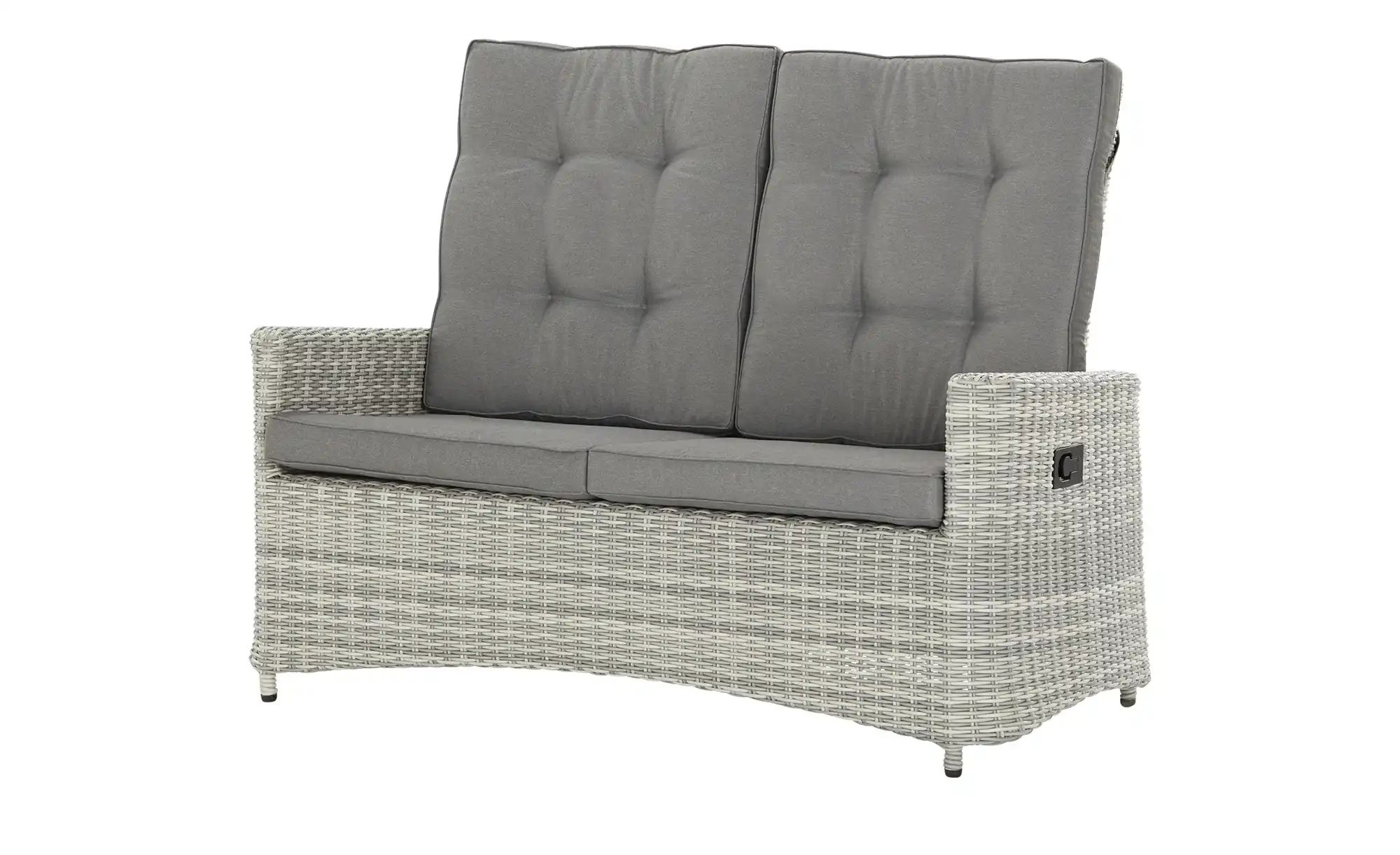 Lounge-Sofa  Padua ¦ grau ¦ Maße (cm): B: 144 H: 107 T: 85 Garten > Gartenm günstig online kaufen