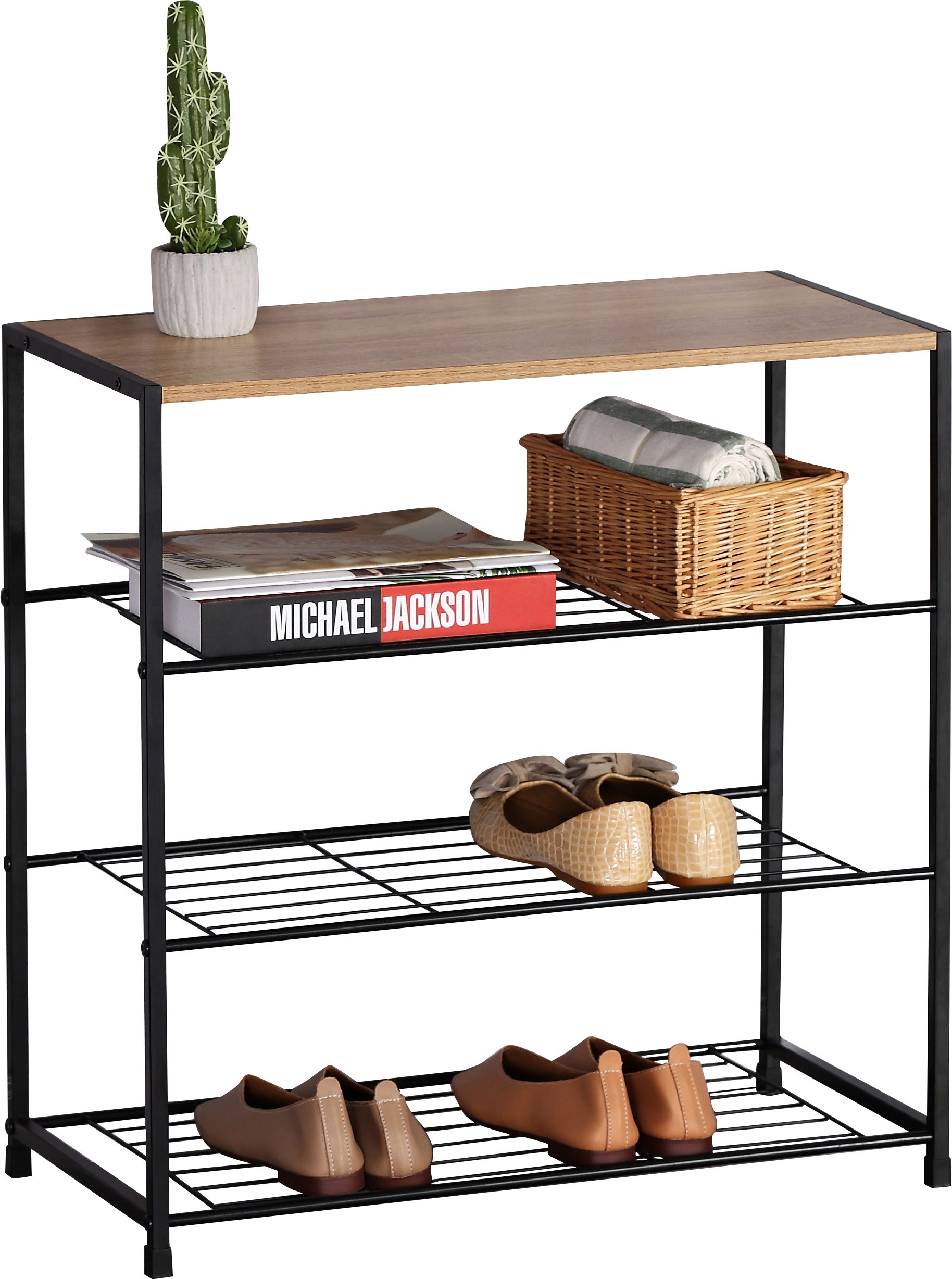 kisidus Schuhregal XJ634 62x62x29cm, Bücherregal Schuhregal günstig online kaufen