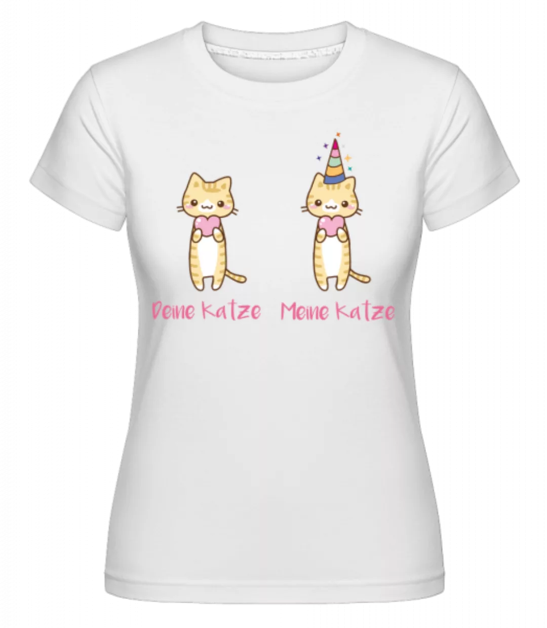 Deine Katze Meine Katze · Shirtinator Frauen T-Shirt günstig online kaufen