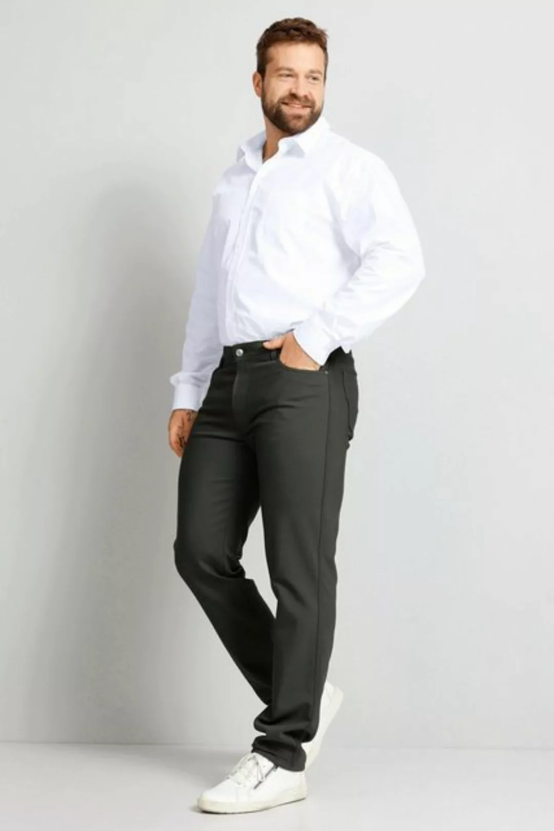 Boston Park 5-Pocket-Jeans Boston Park Hose Straight Fit 5-Pocket bis 35 günstig online kaufen